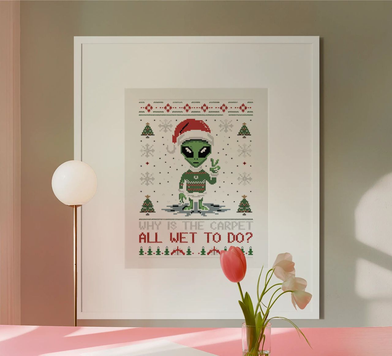 Why is the carpet all wet? poster da edsonramosart