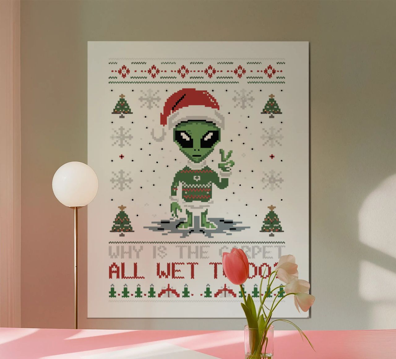 Why is the carpet all wet? poster da edsonramosart