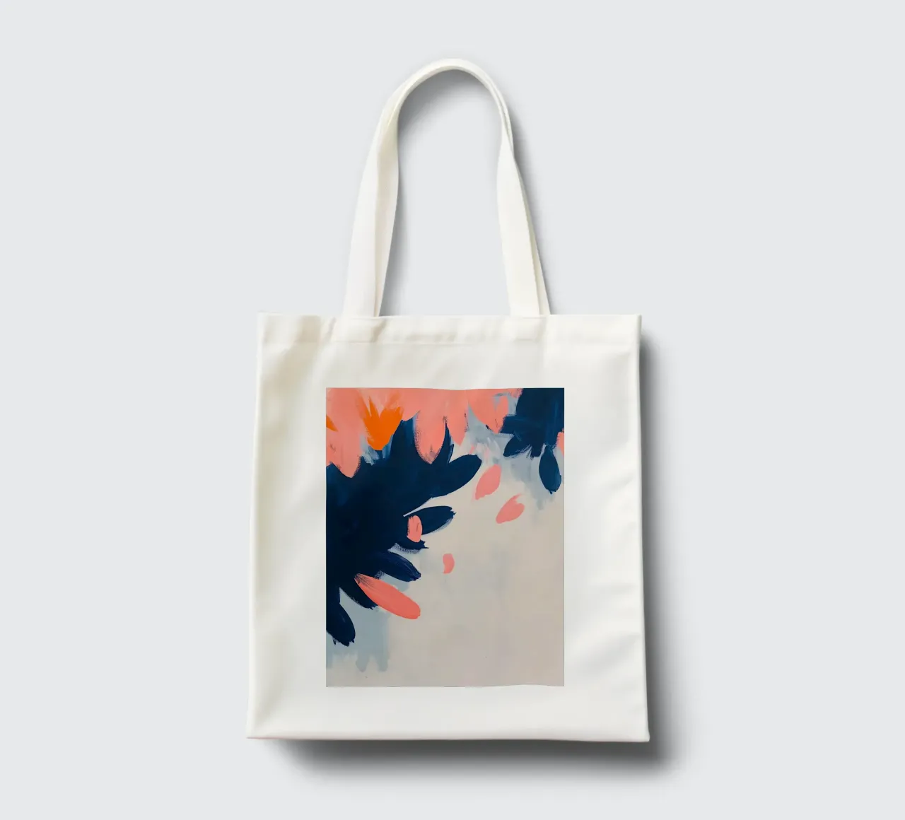 Astratto Arancione Blu I borsa in juta da Euphoria Theresa