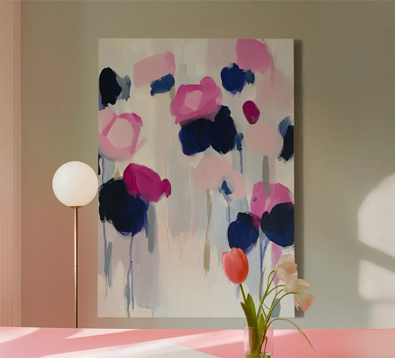Abstract I canvas by Euphoria Theresa