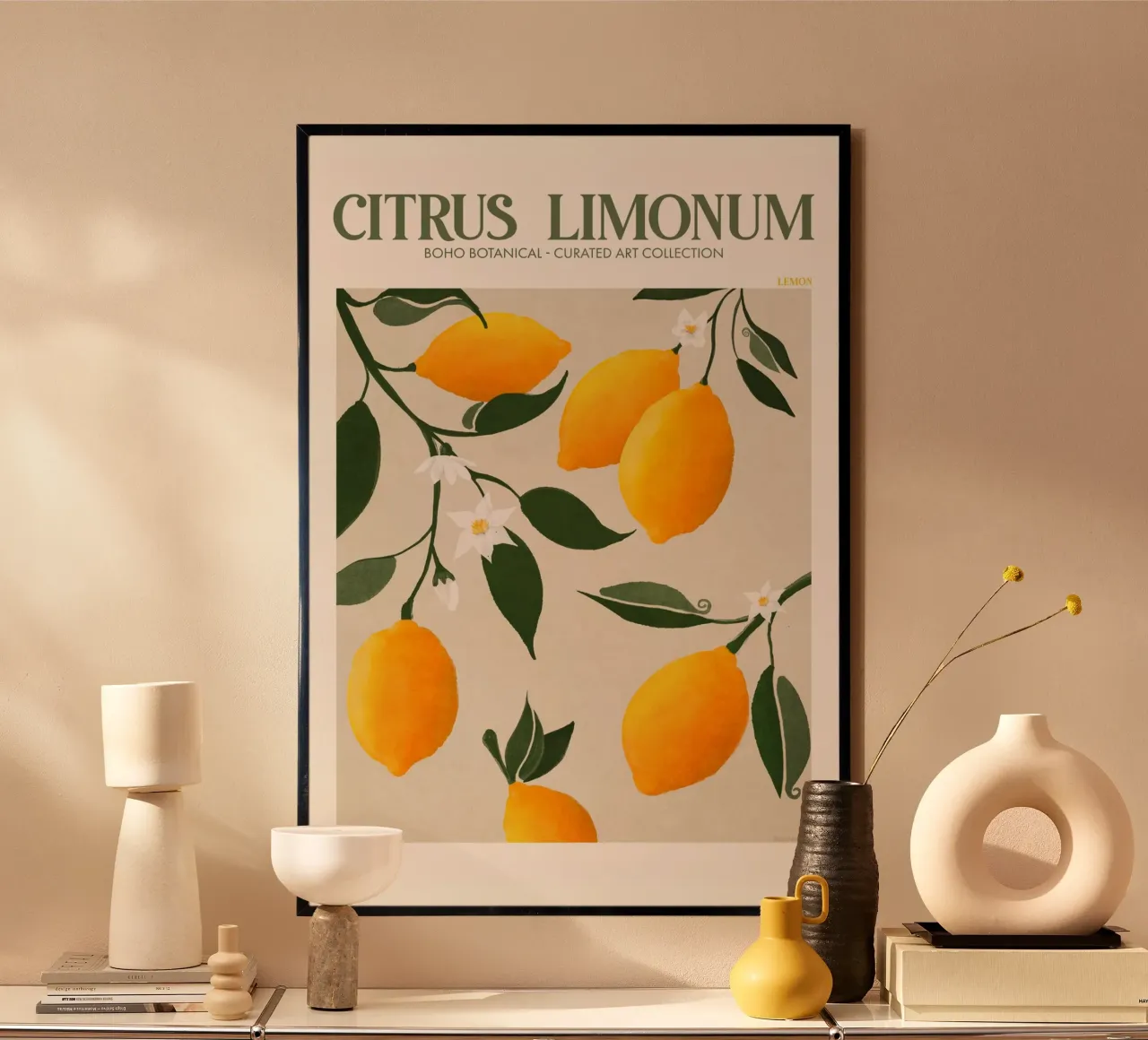 Emel Tunaboylu - Obstmarkt Zitrone Hahnemühle von The Artcircle