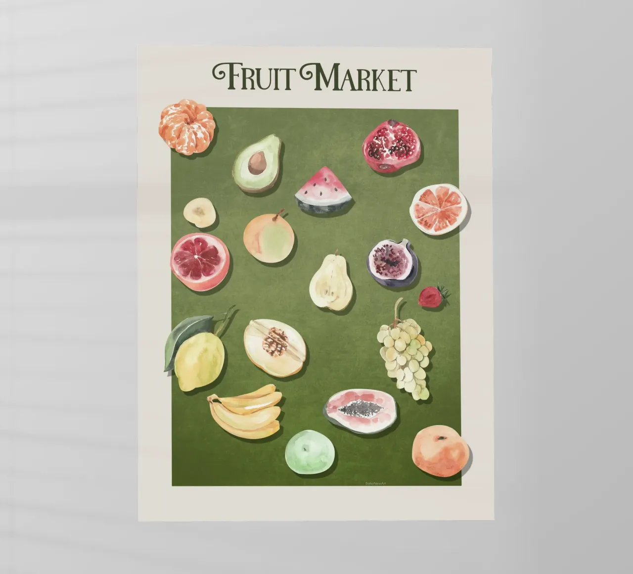 Emel Tunaboylu - Mercato della frutta pellicola backlit da The Artcircle