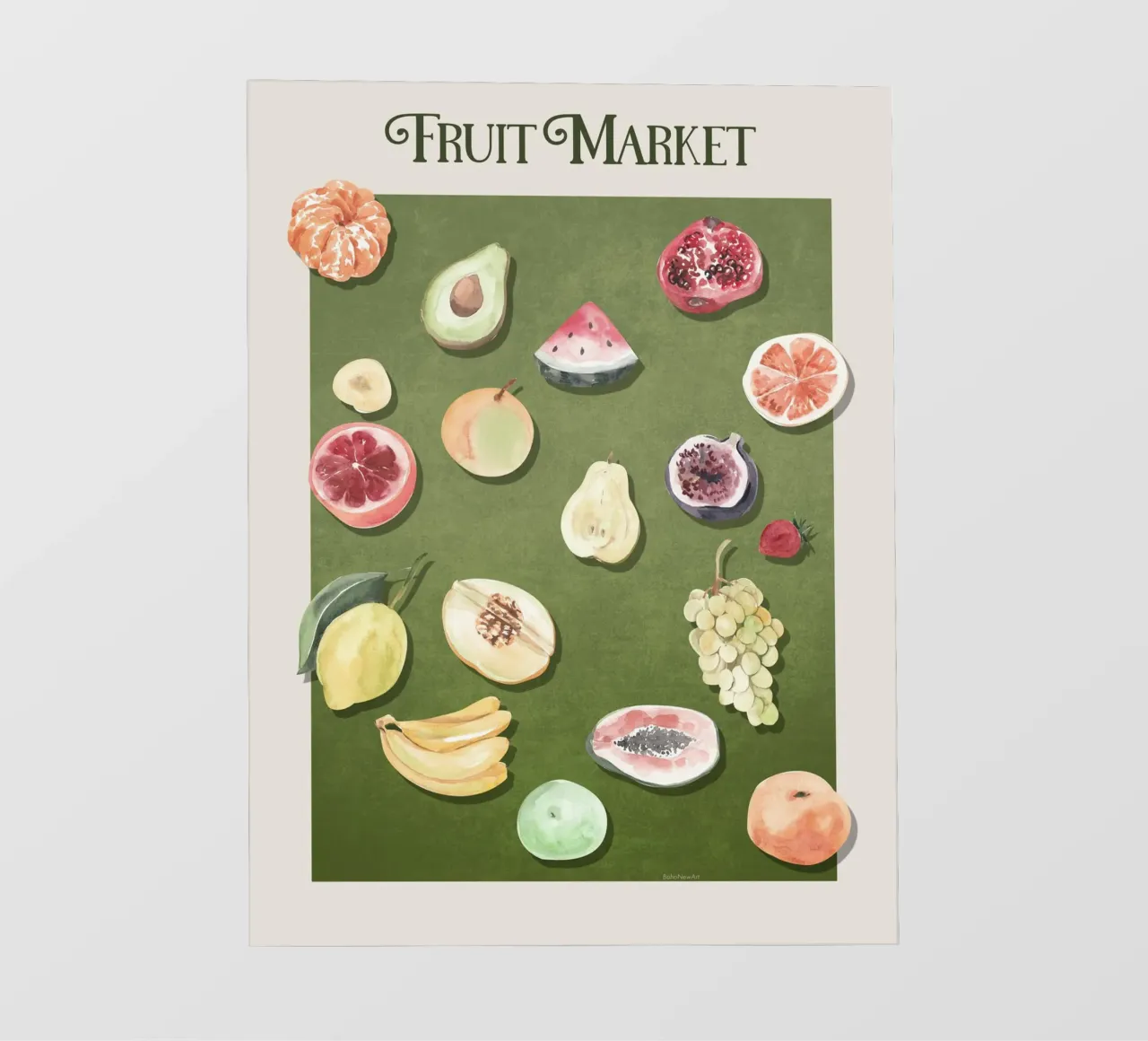 Emel Tunaboylu - Mercato della frutta pellicola backlit da The Artcircle