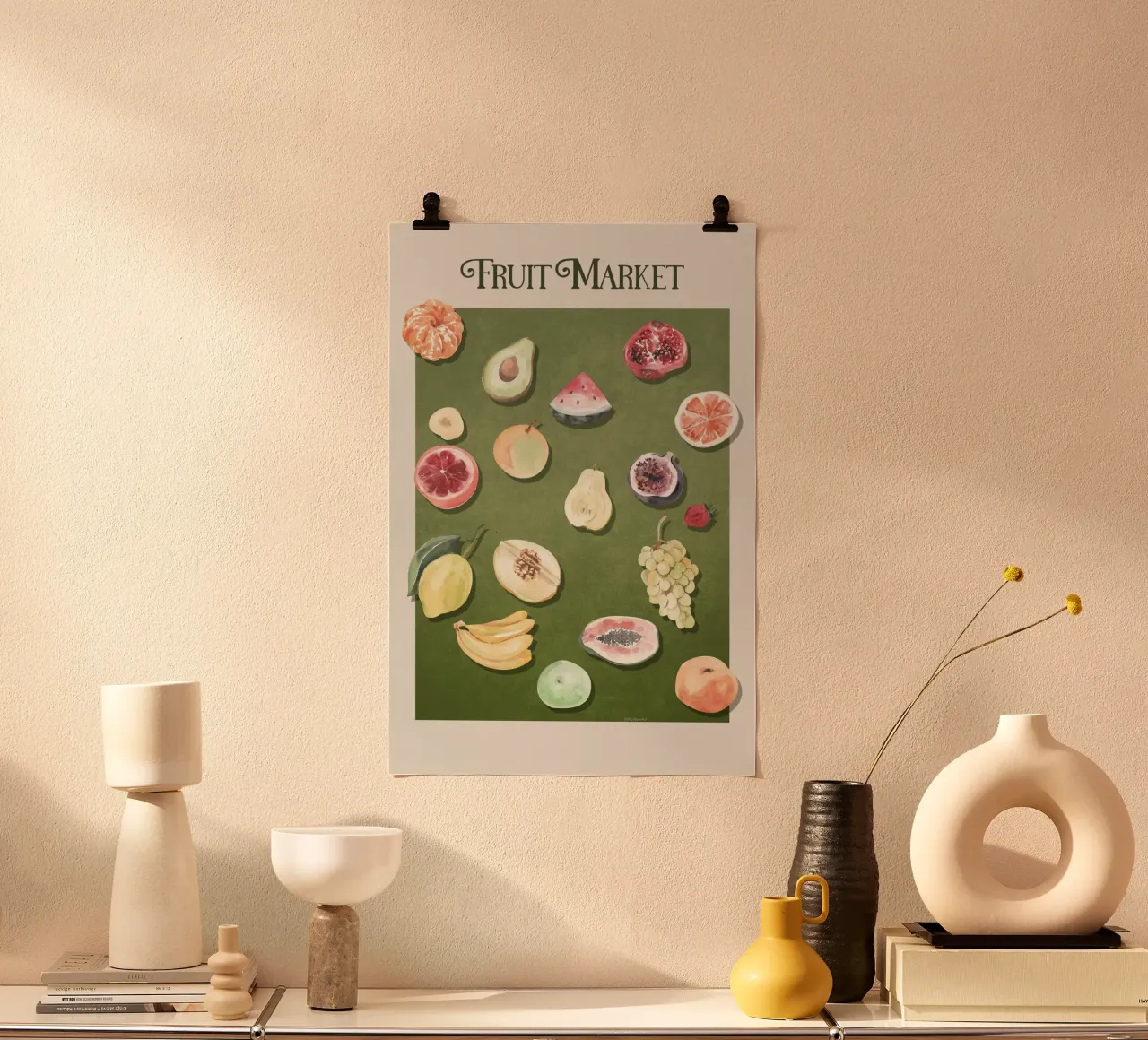 Emel Tunaboylu - Mercato della frutta carta hahnemühle da The Artcircle