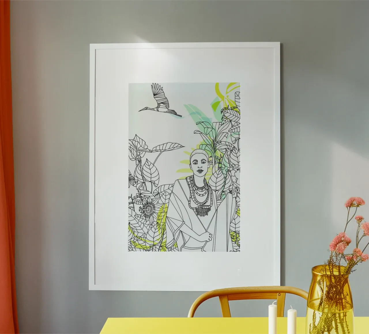 Jungle Queen - Queens & Dandies poster da Anja Denz