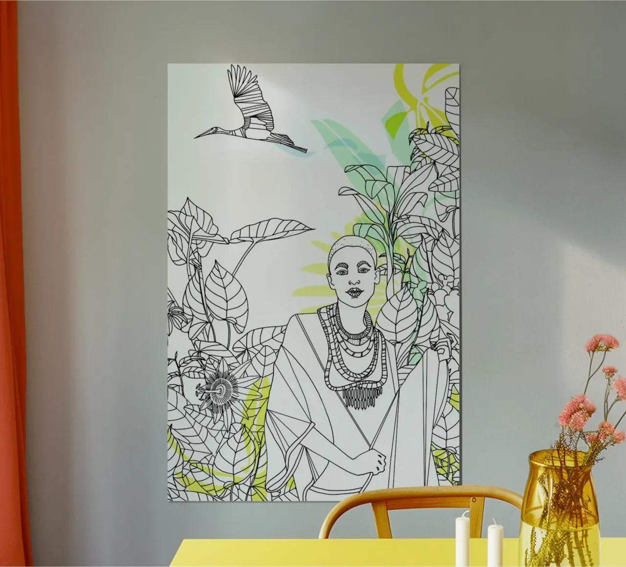 Jungle Queen - Queens & Dandies poster da Anja Denz