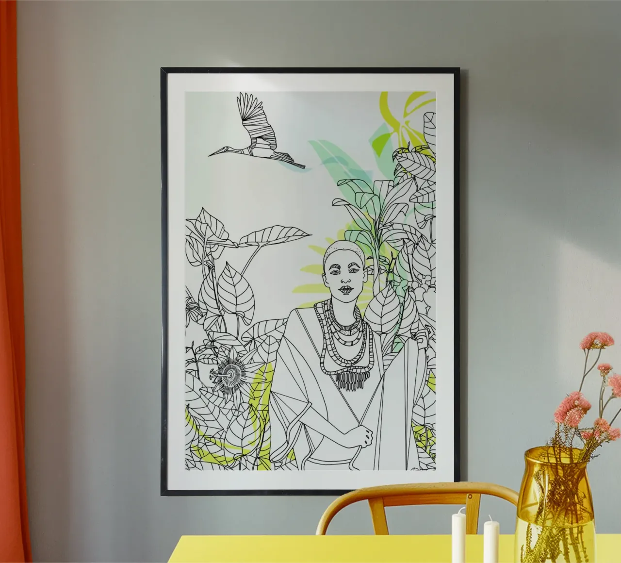 Jungle Queen - Queens & Dandies poster da Anja Denz