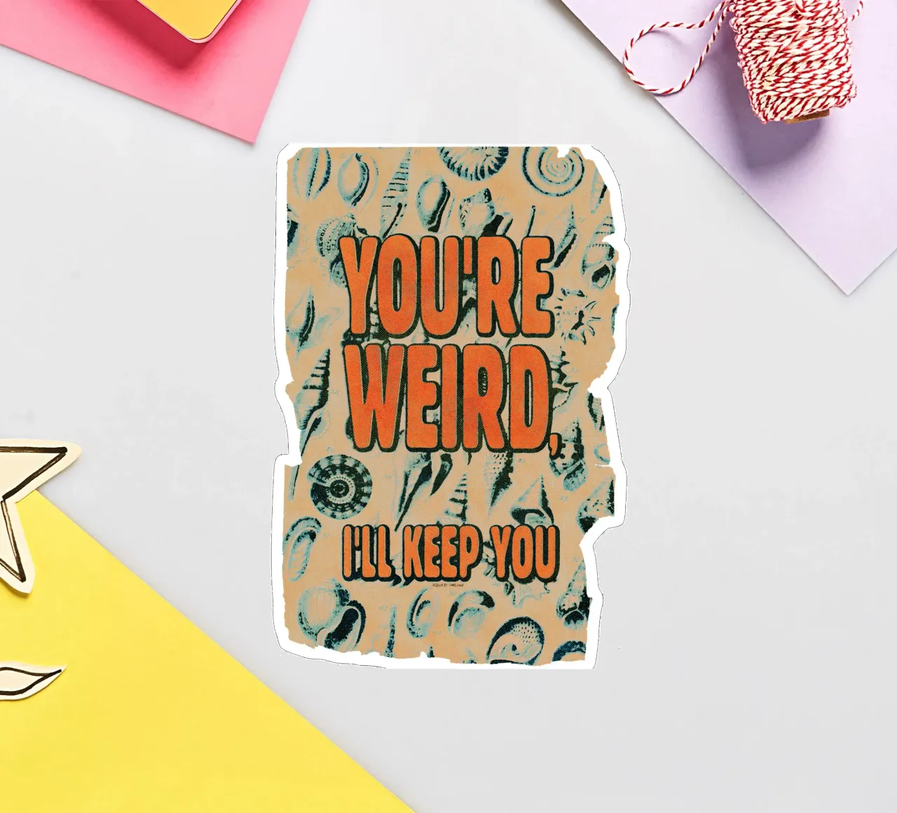 Weird sticker by Jonas Loose