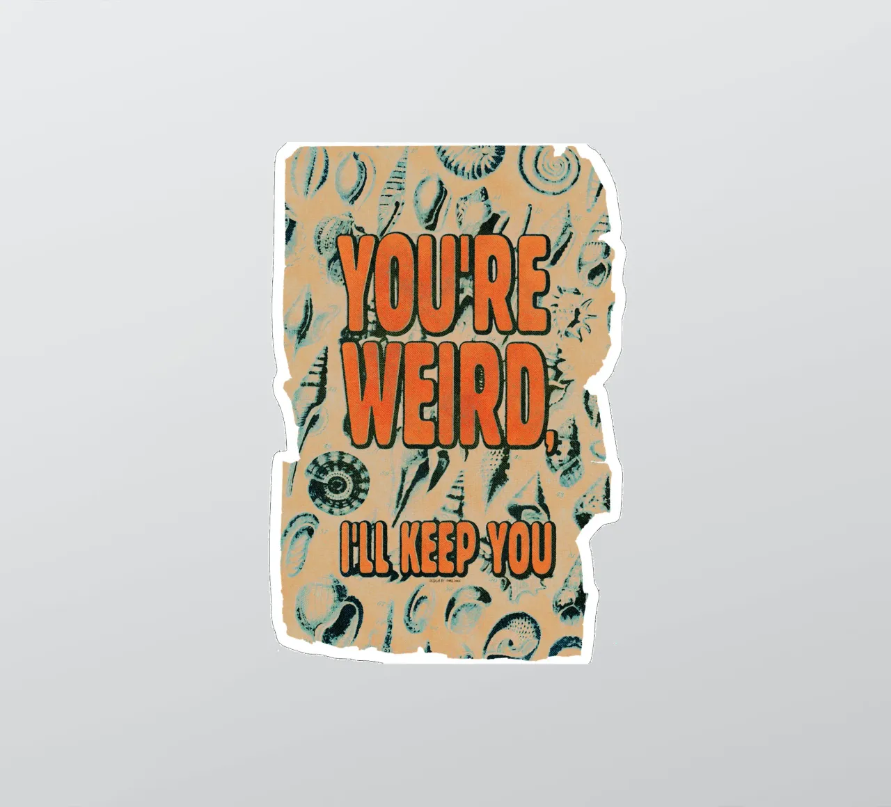 Weird sticker by Jonas Loose