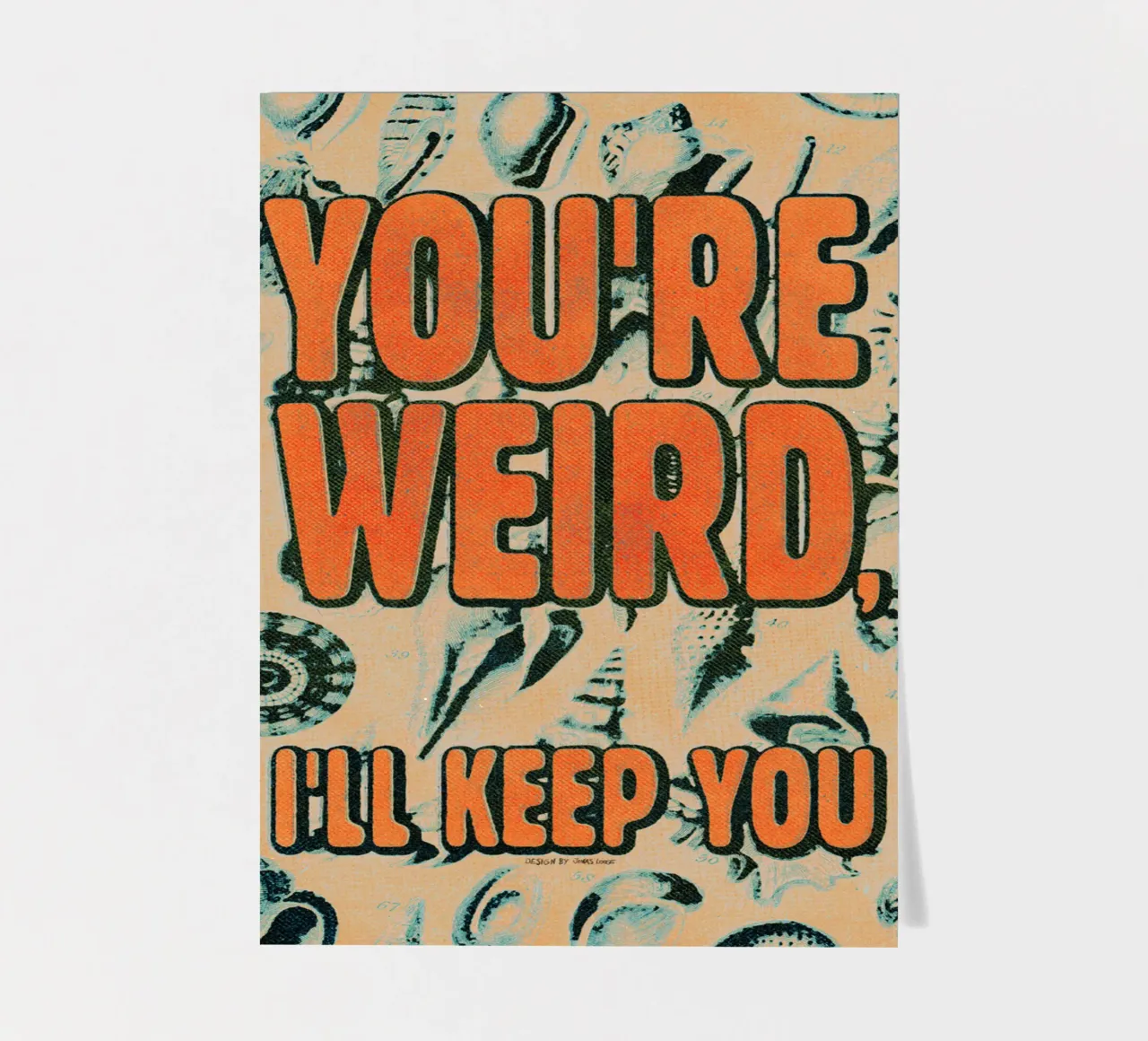 Weird stickervel van Jonas Loose