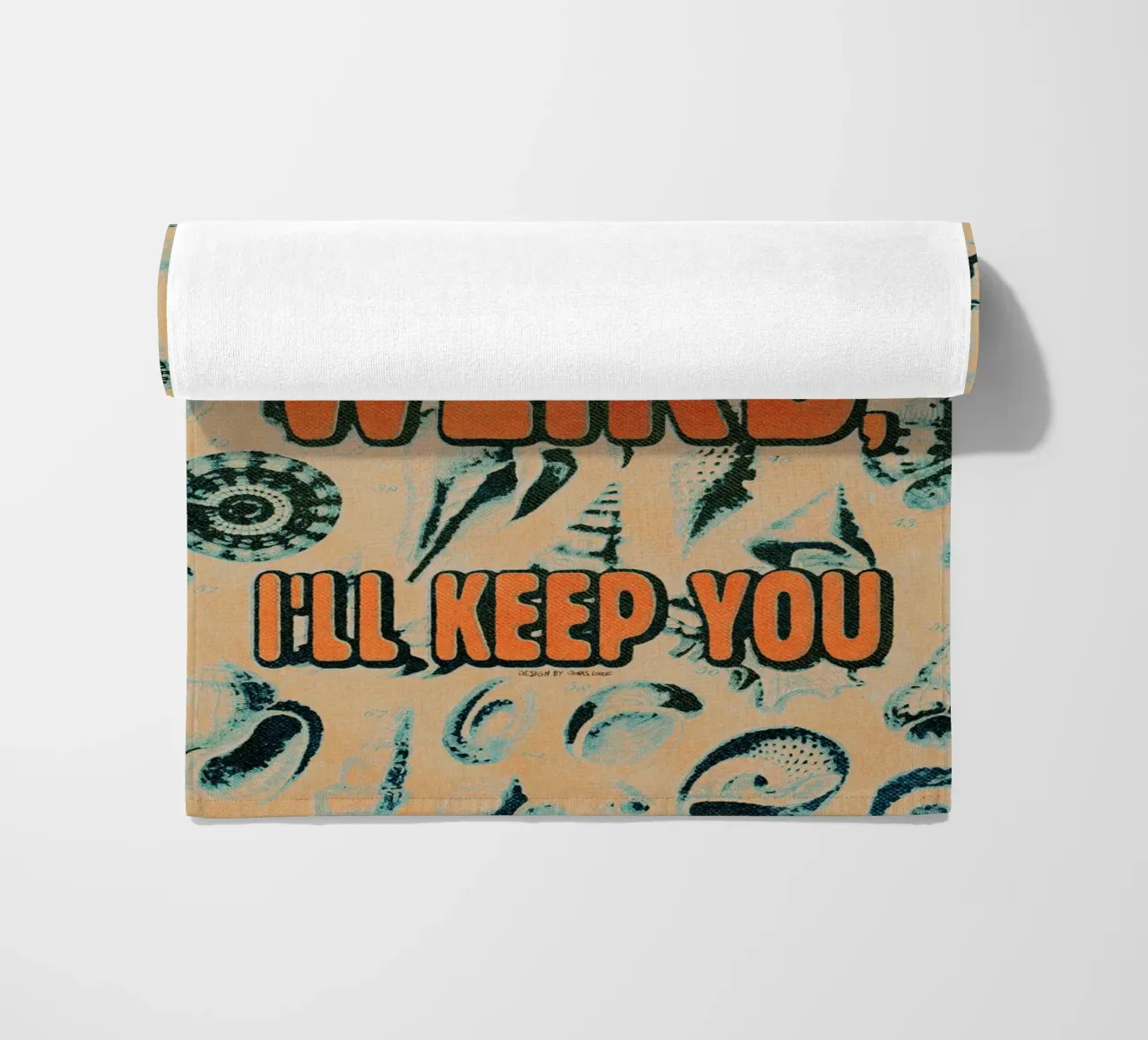 Weird beach towel by Jonas Loose