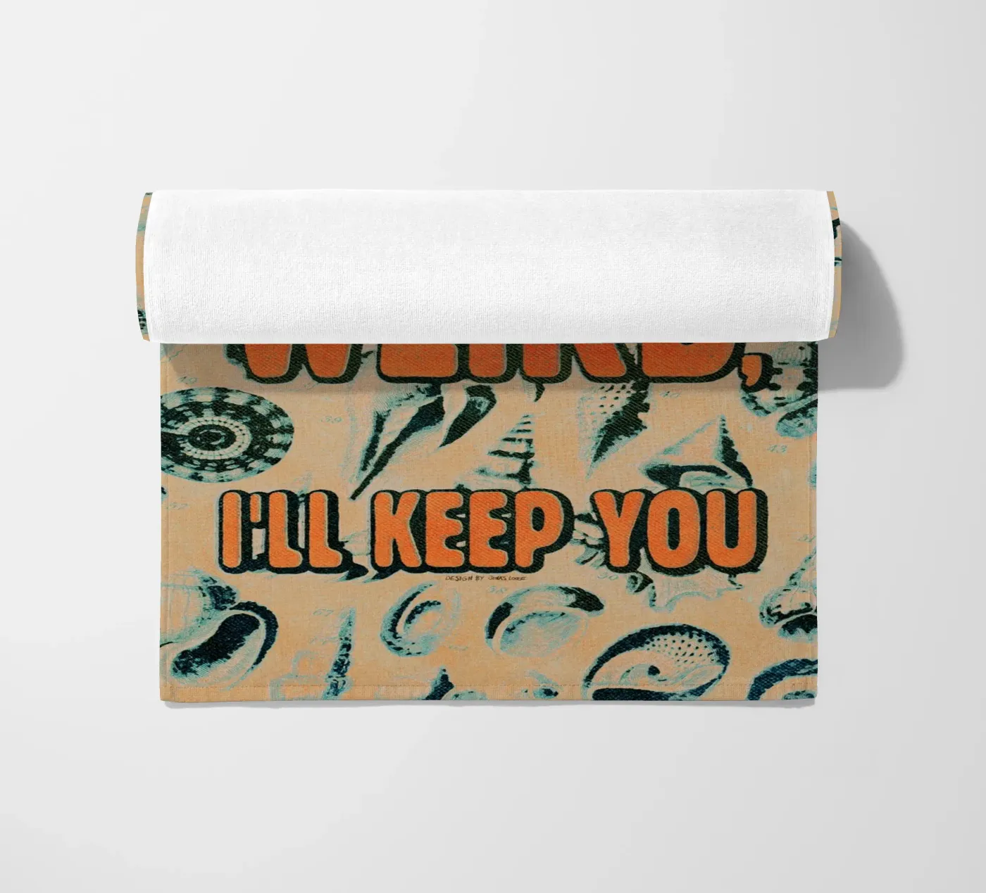 Weird beach towel by Jonas Loose