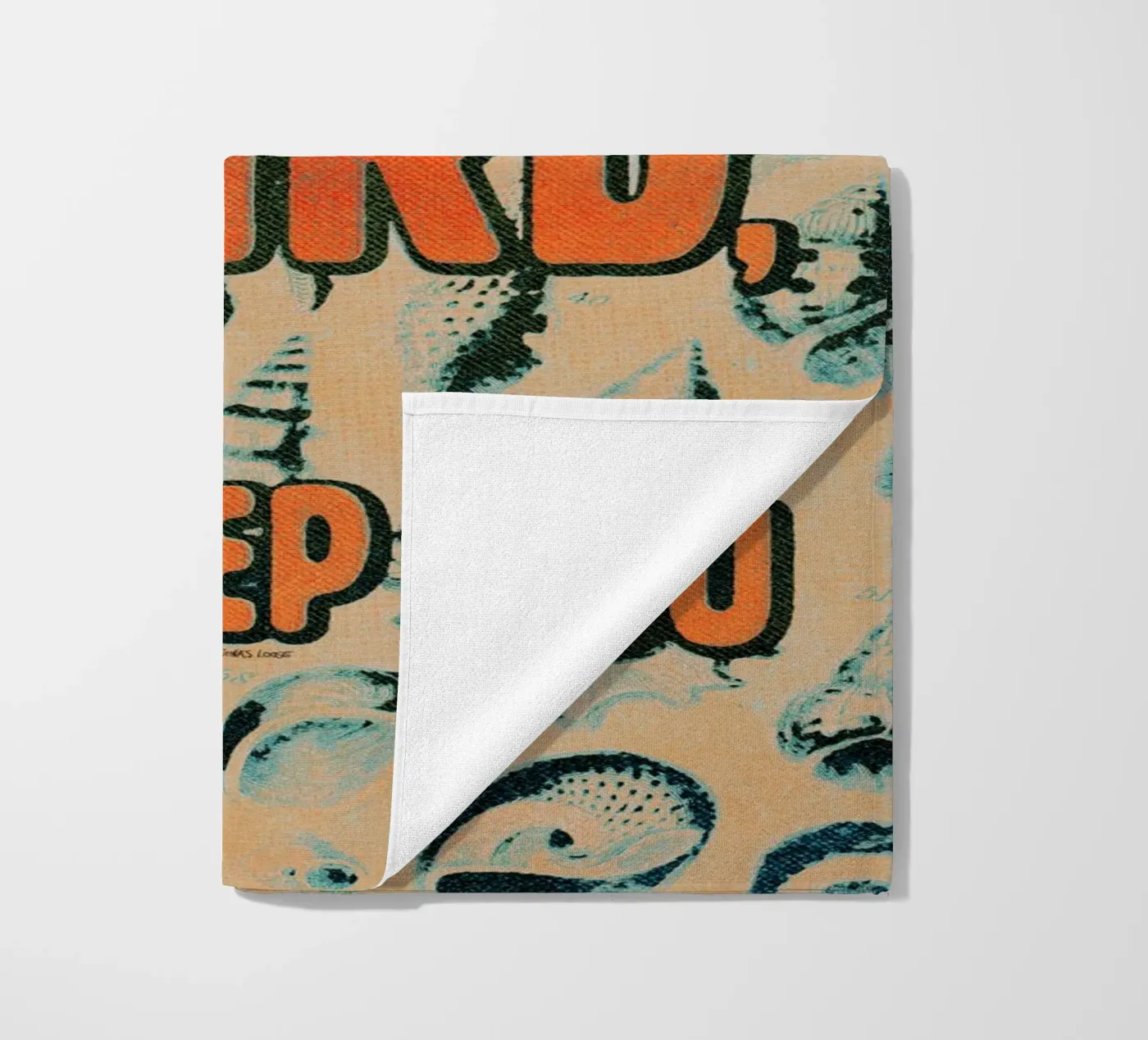 Weird beach towel by Jonas Loose