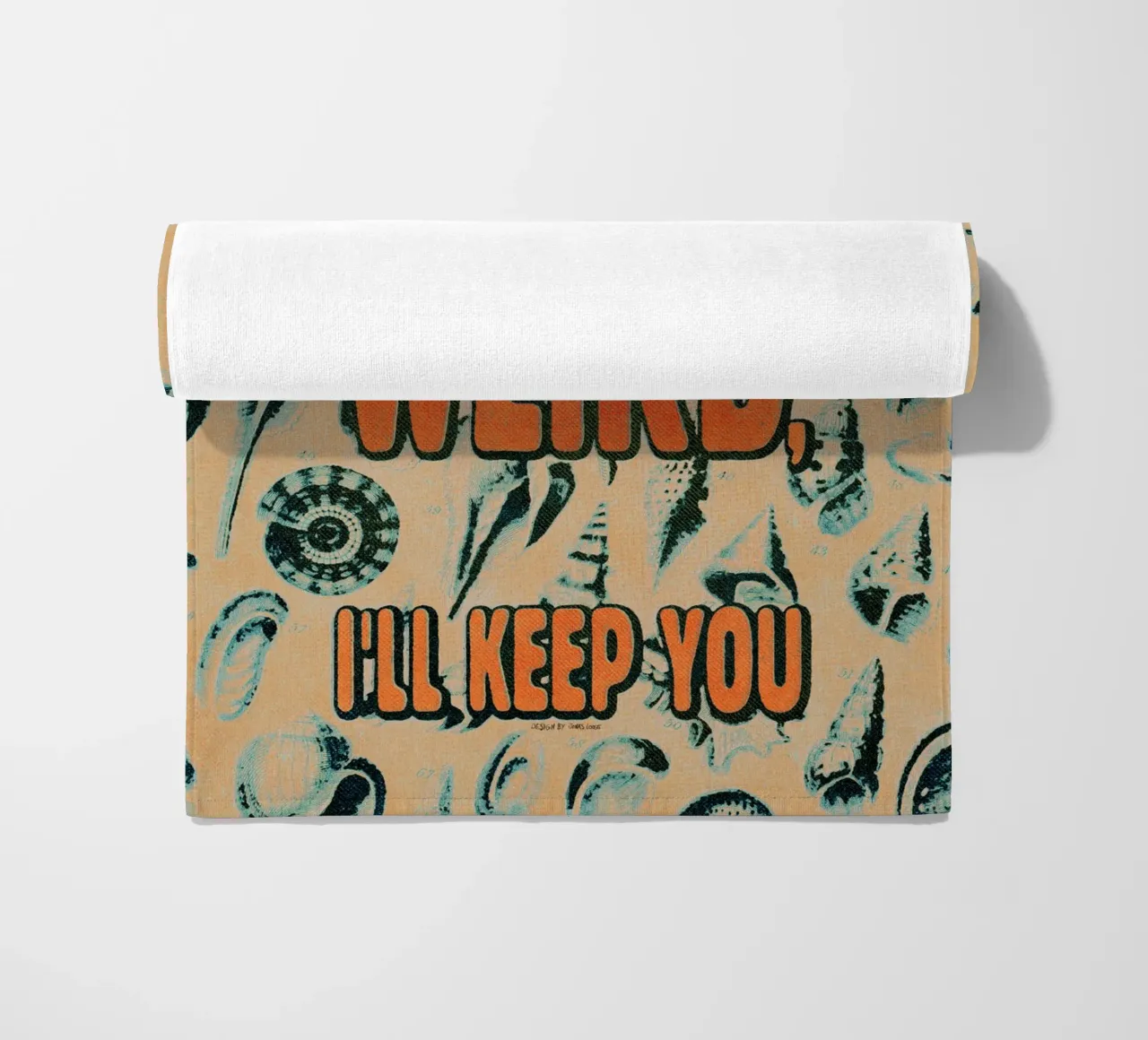 Weird beach towel by Jonas Loose