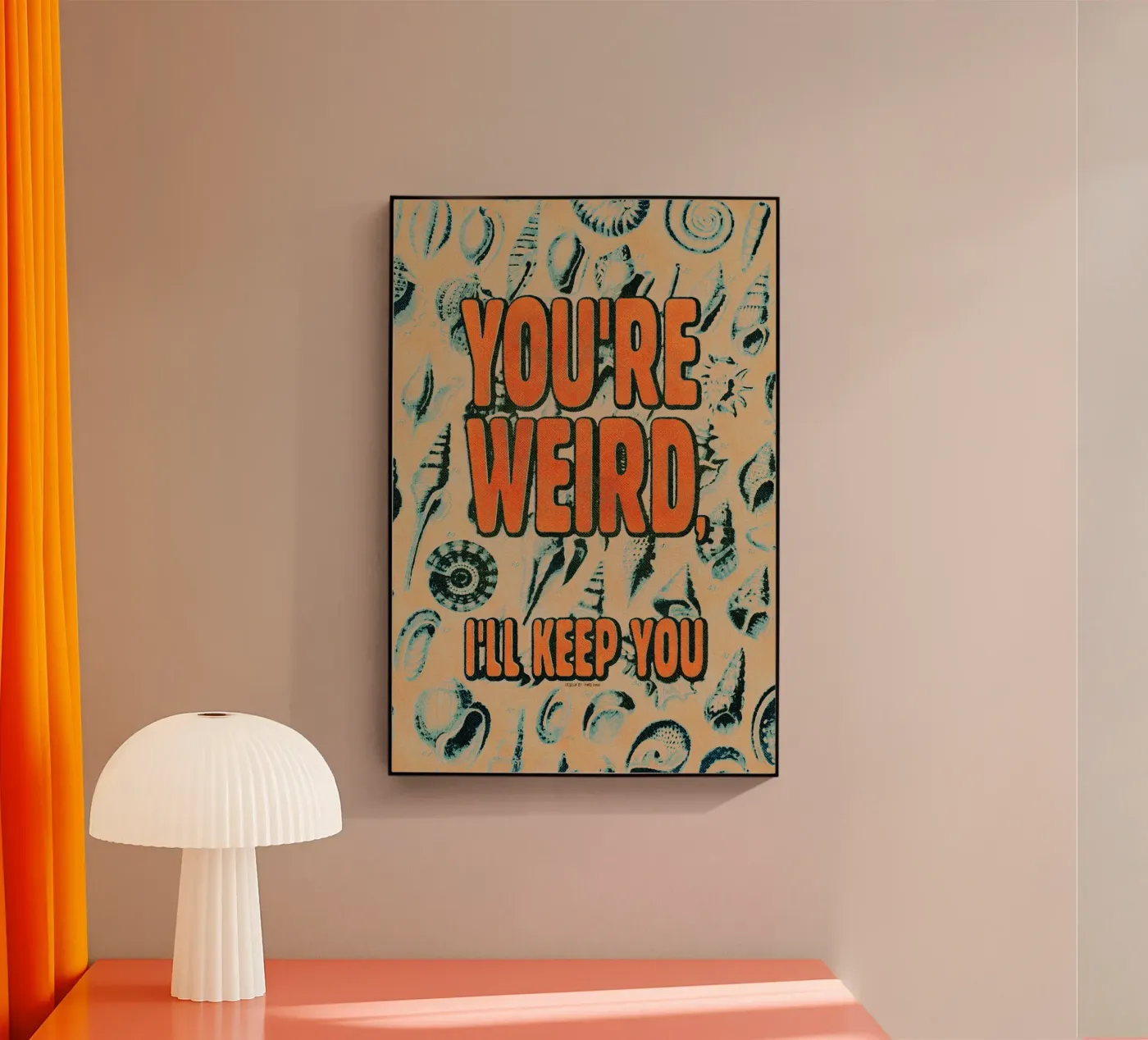 Weird Acryl-Glas von Jonas Loose