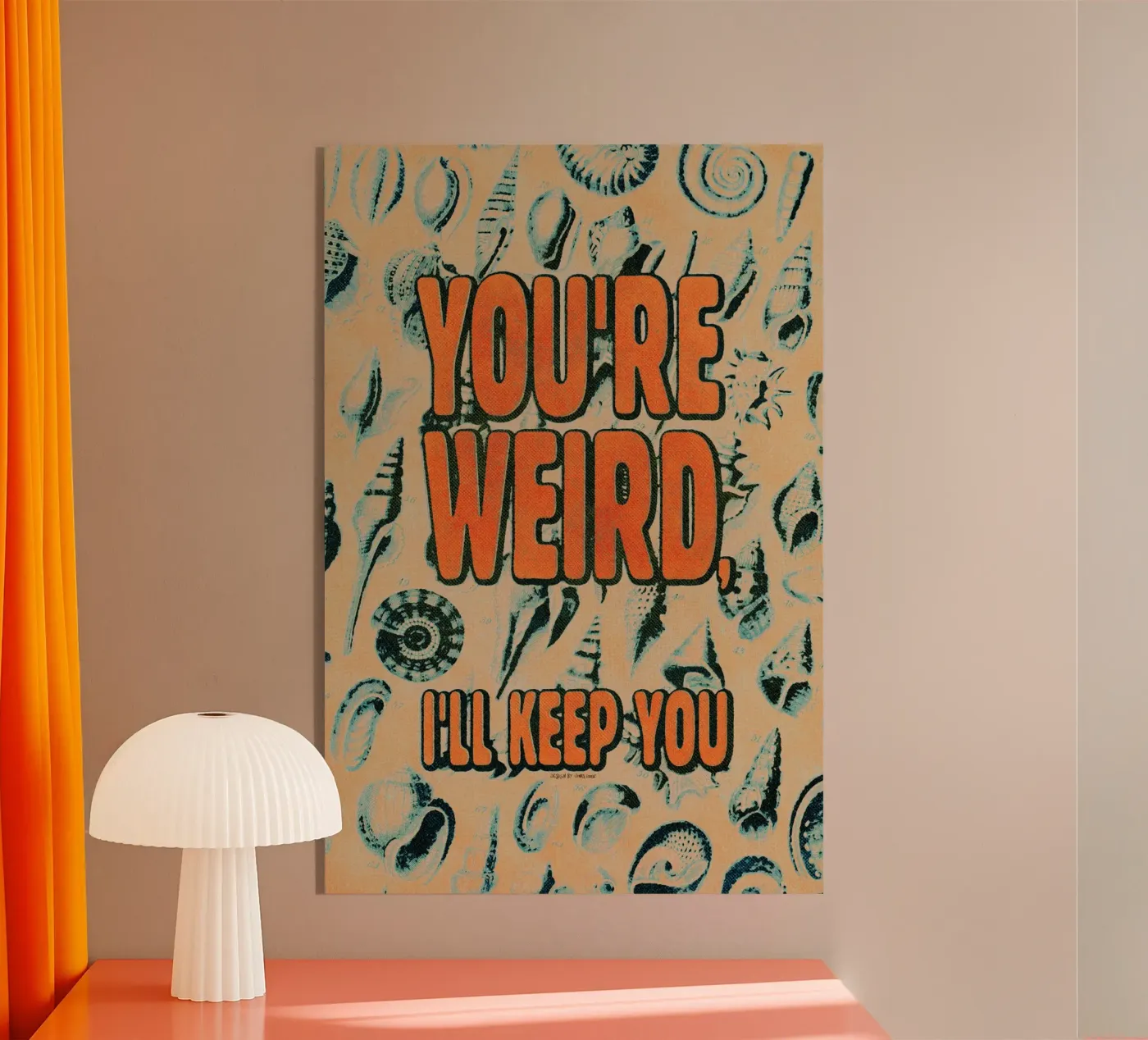 Weird Acryl-Glas von Jonas Loose