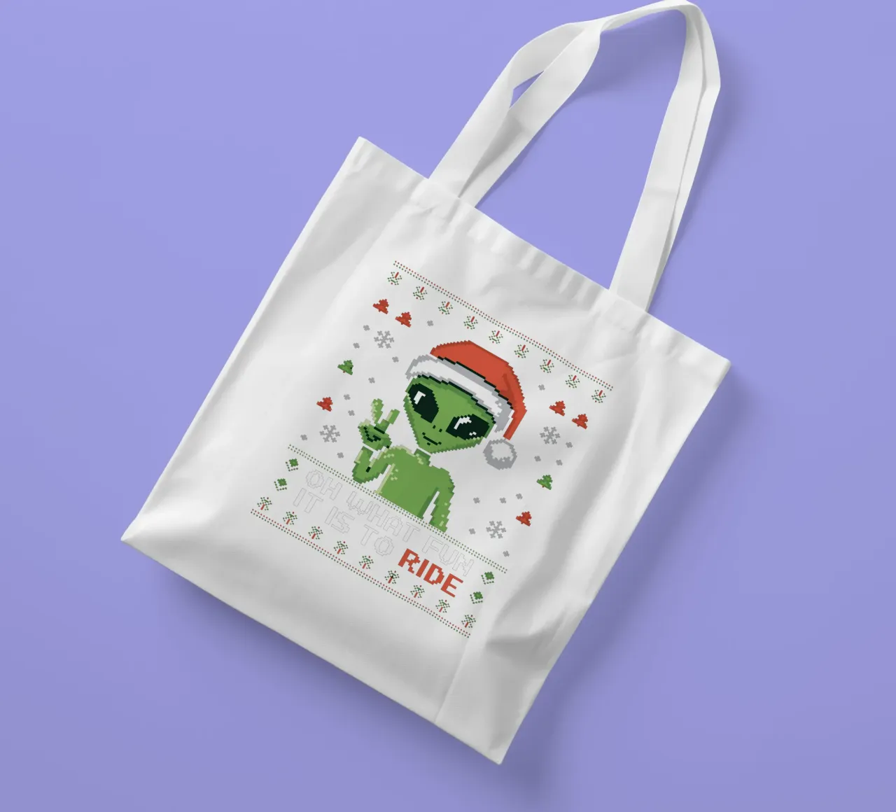 Oh what fun it is to ride borsa in juta da edsonramosart