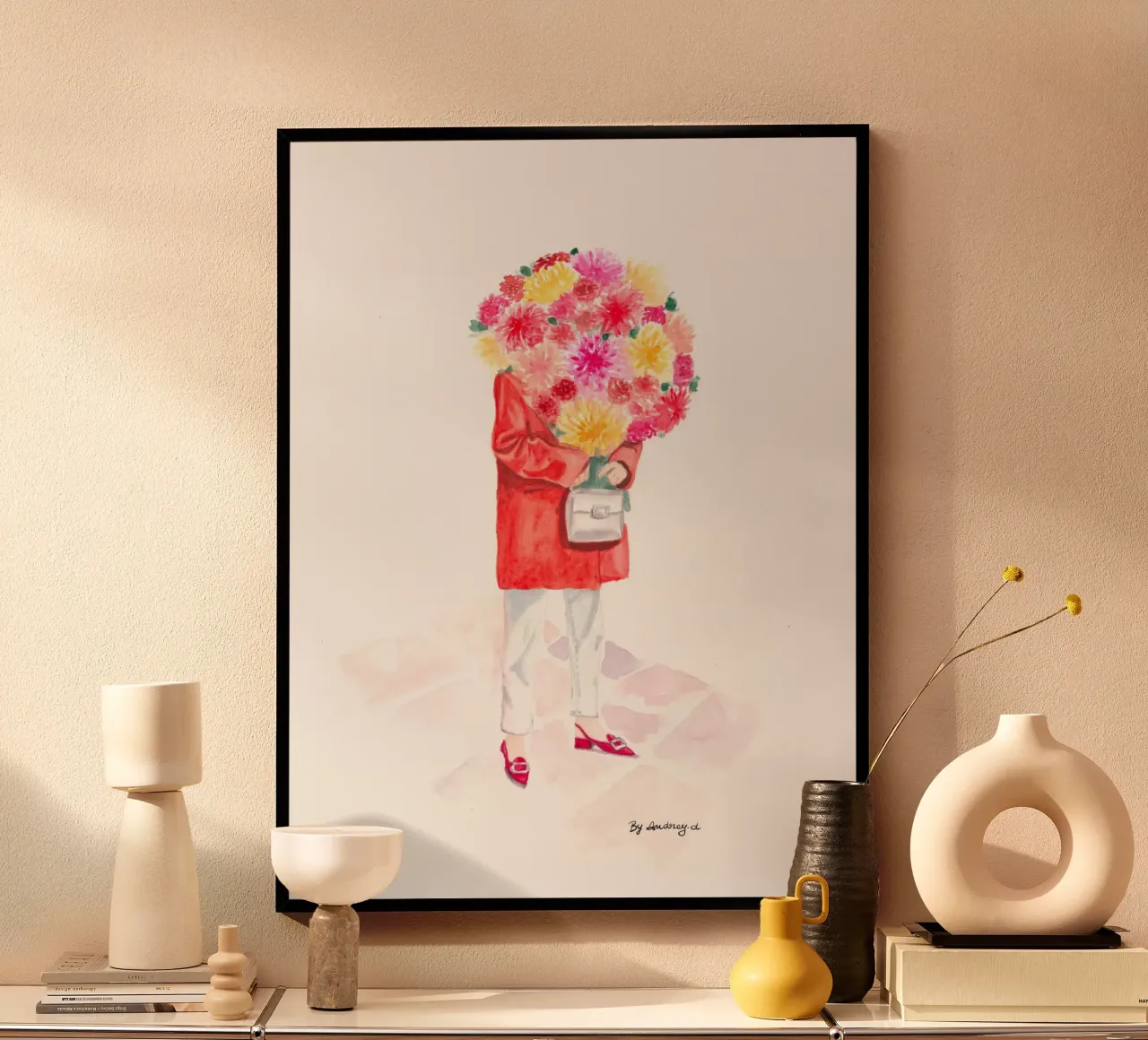 Mysterious Dhalia in R.Vivier poster da byaudreyd