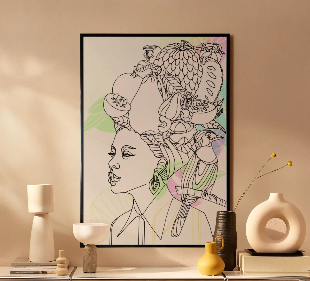 Fruit Hat - Queens & Dandies poster da Anja Denz