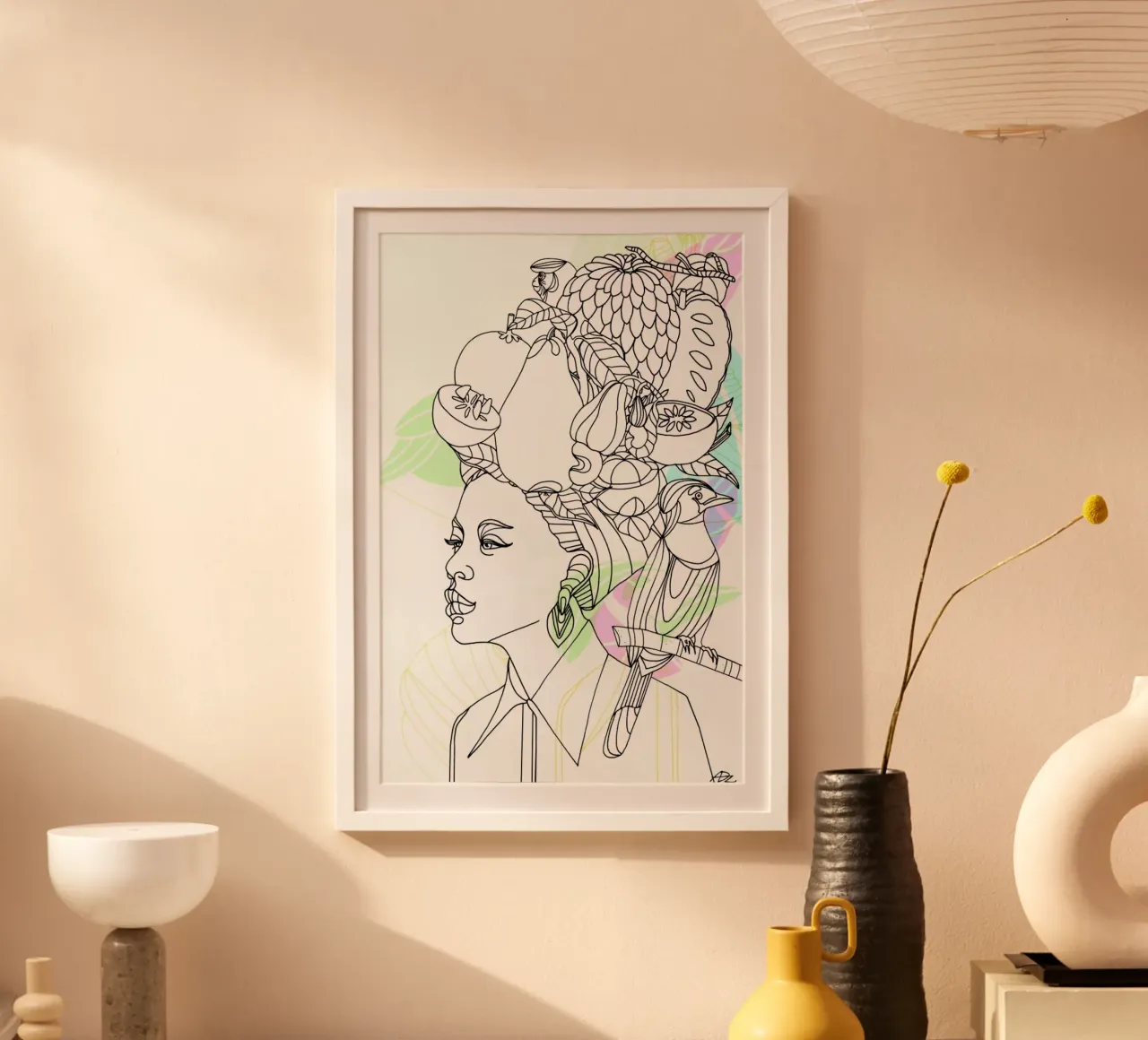 Fruit Hat - Queens & Dandies poster da Anja Denz