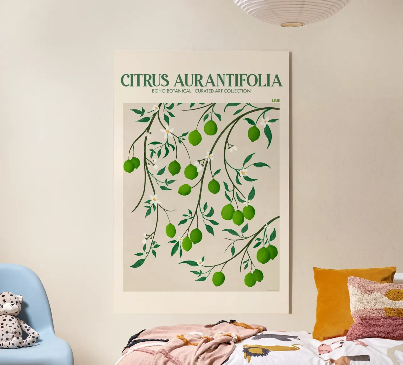Emel Tunaboylu - Mercato della frutta Lime plexiglass da The Artcircle