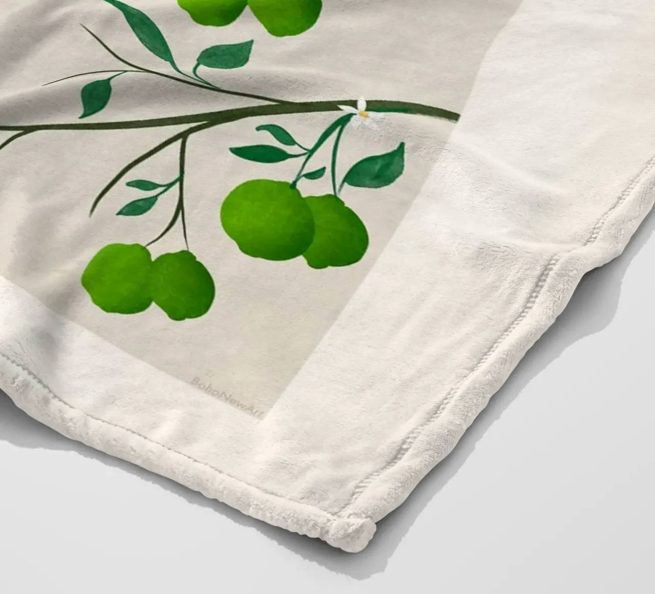 Emel Tunaboylu - Mercato della frutta Lime coperta in pile da The Artcircle