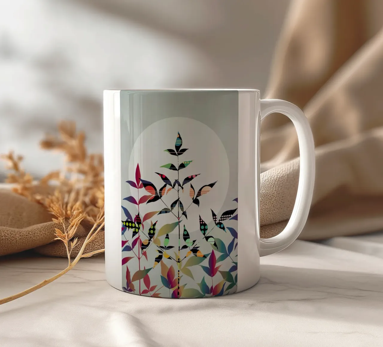Flutter Keramik Tasse von Angelo Cerantola