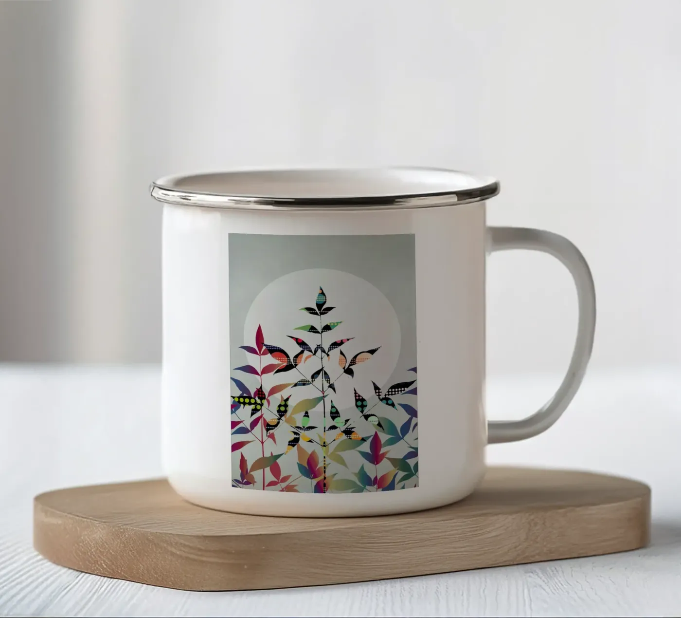 Flutter emaille mok van Angelo Cerantola