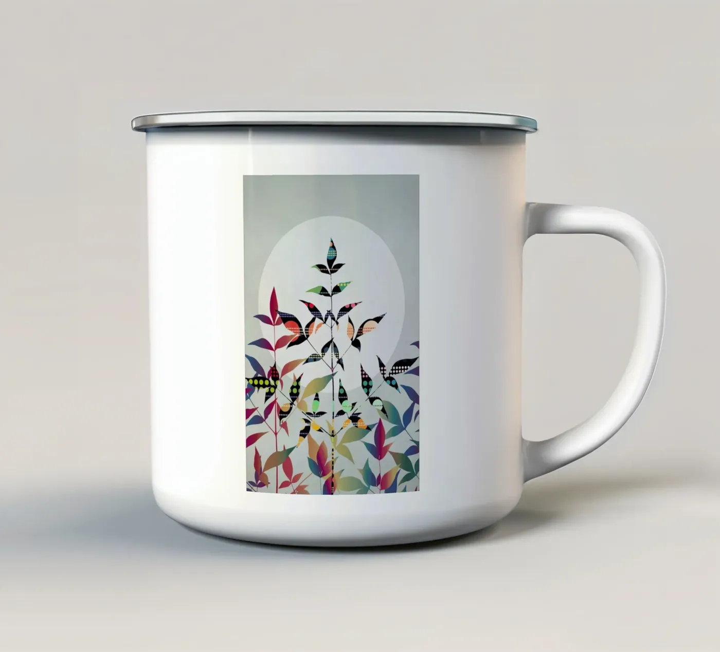 Flutter emaille mok van Angelo Cerantola