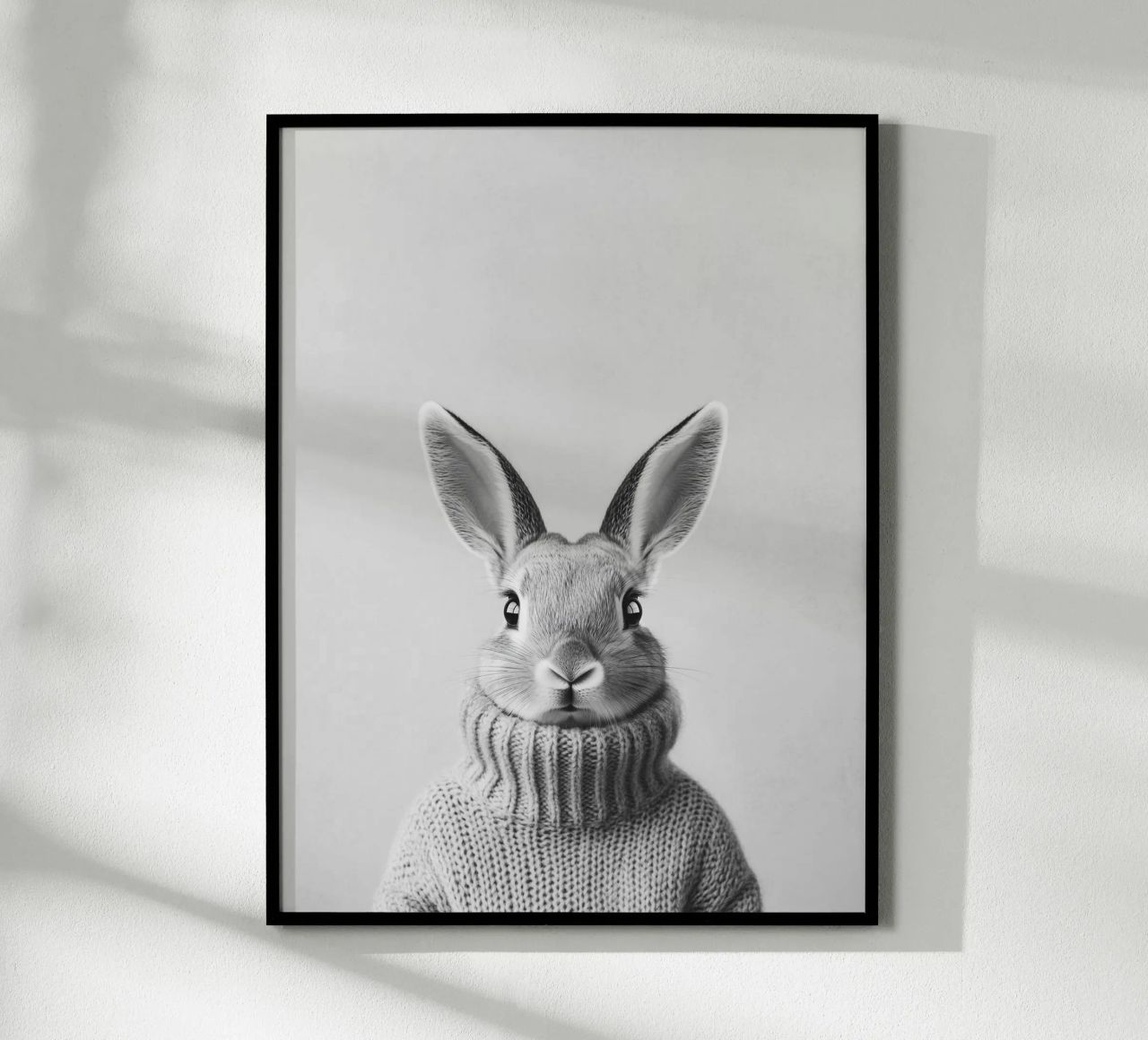 Hasen Portrait Luis poster by Carinaprint