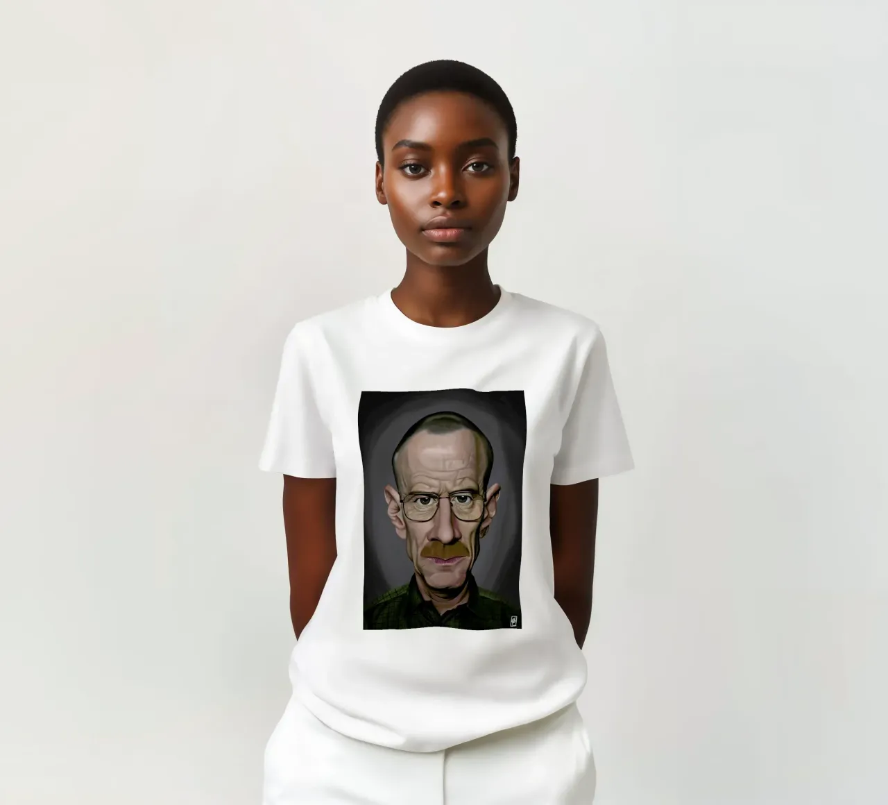 Bryan Cranston t-shirt da Rob Art | Illustration