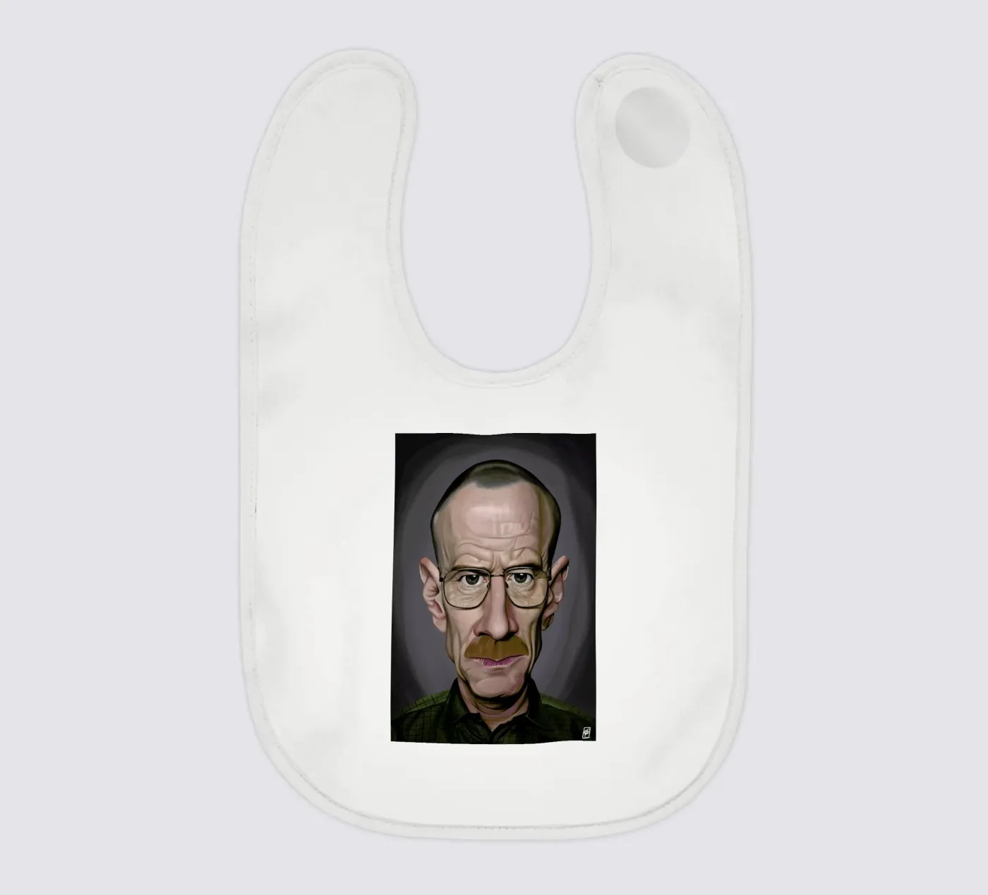 Bryan Cranston Babylätzchen von Rob Art | Illustration