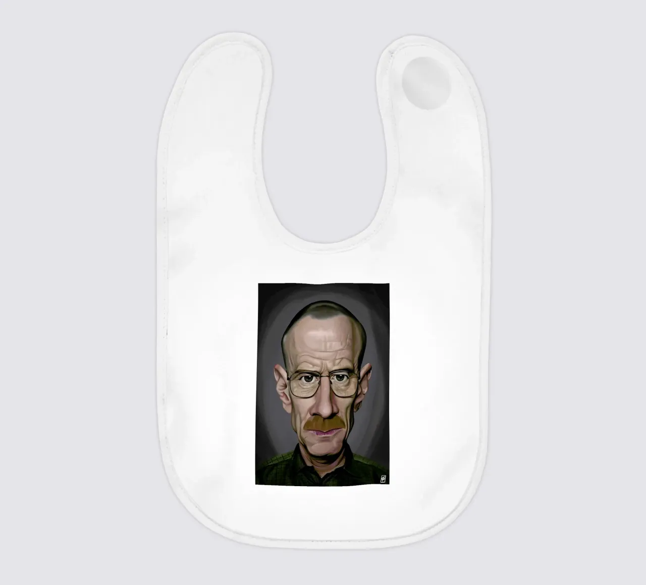 Bryan Cranston bavaglino da Rob Art | Illustration