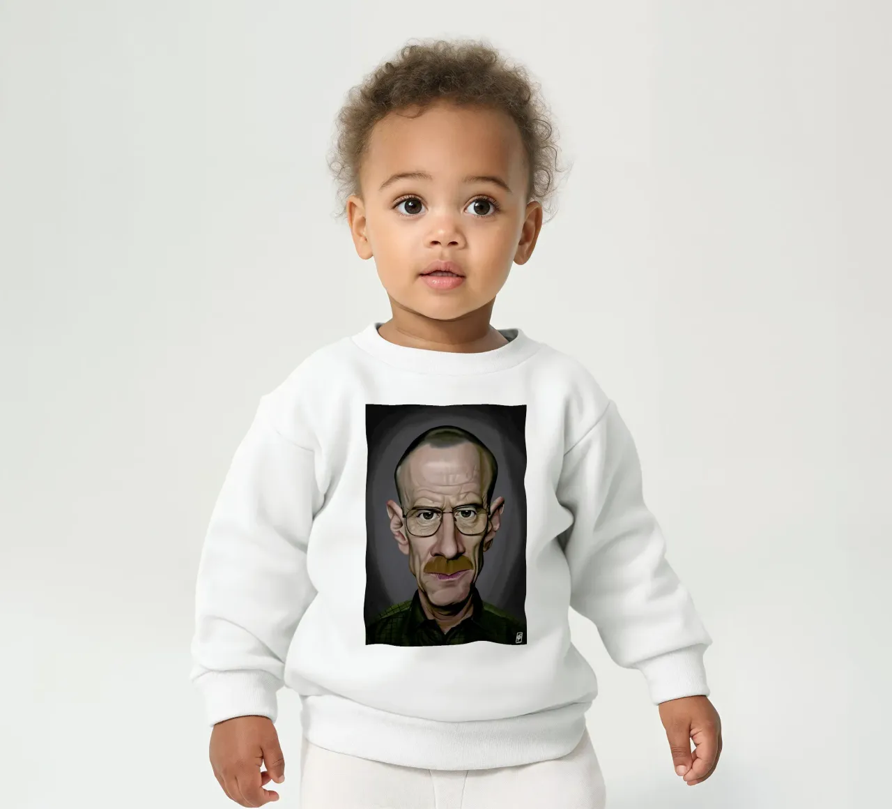 Bryan Cranston felpa neonato da Rob Art | Illustration