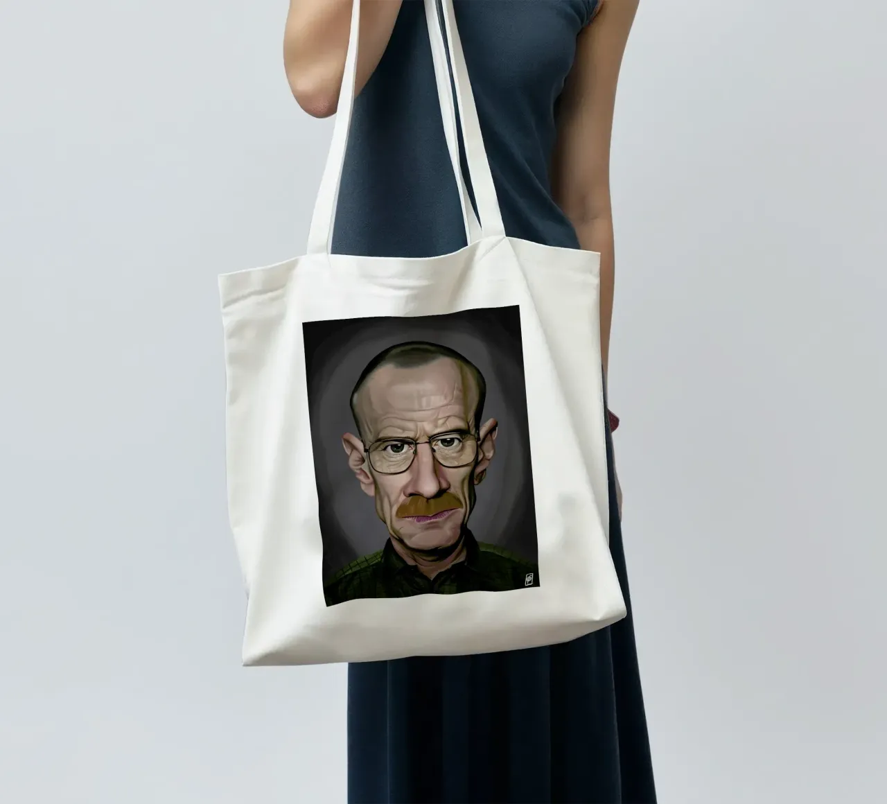 Bryan Cranston borsa in juta da Rob Art | Illustration