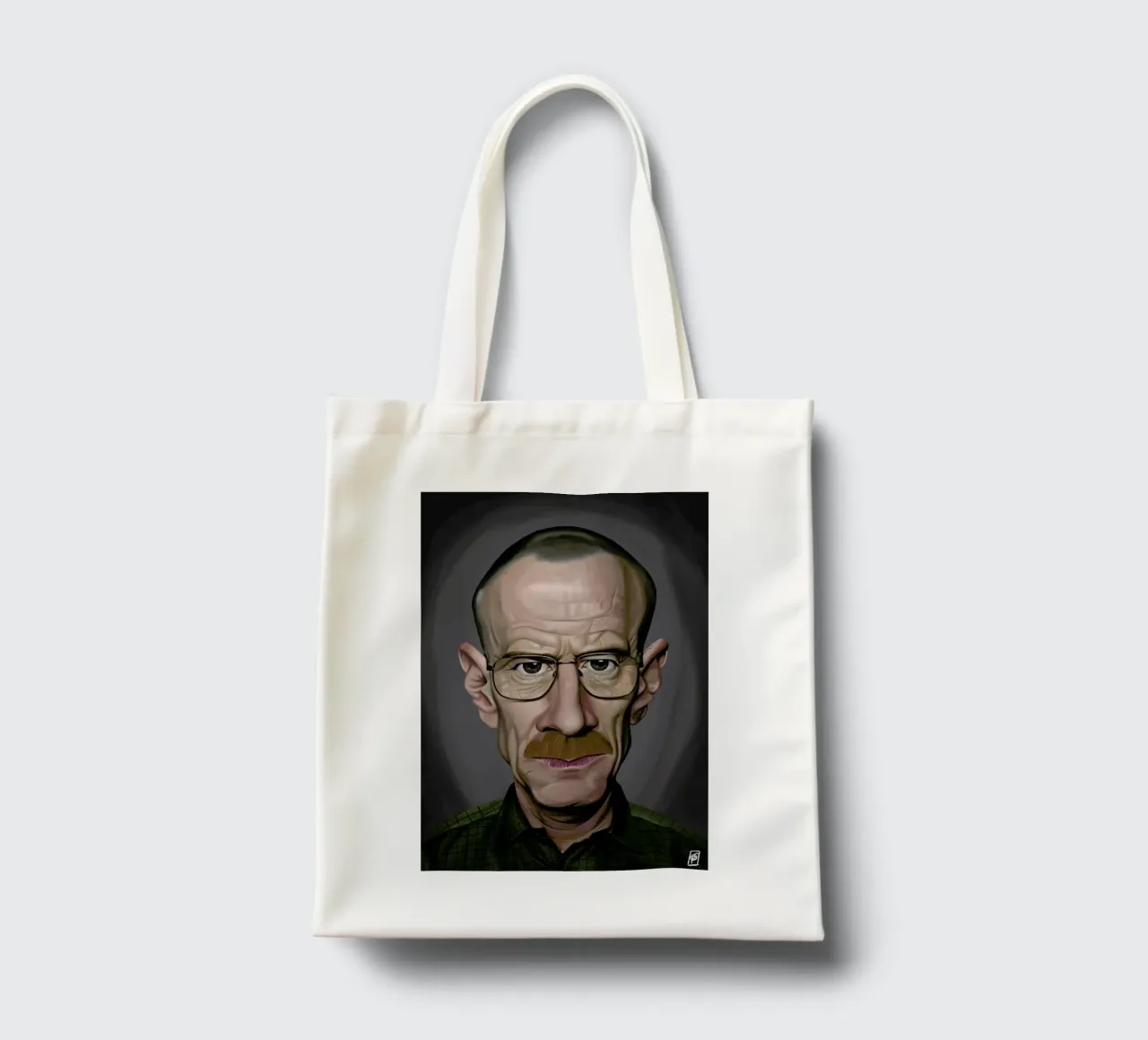 Bryan Cranston borsa in juta da Rob Art | Illustration