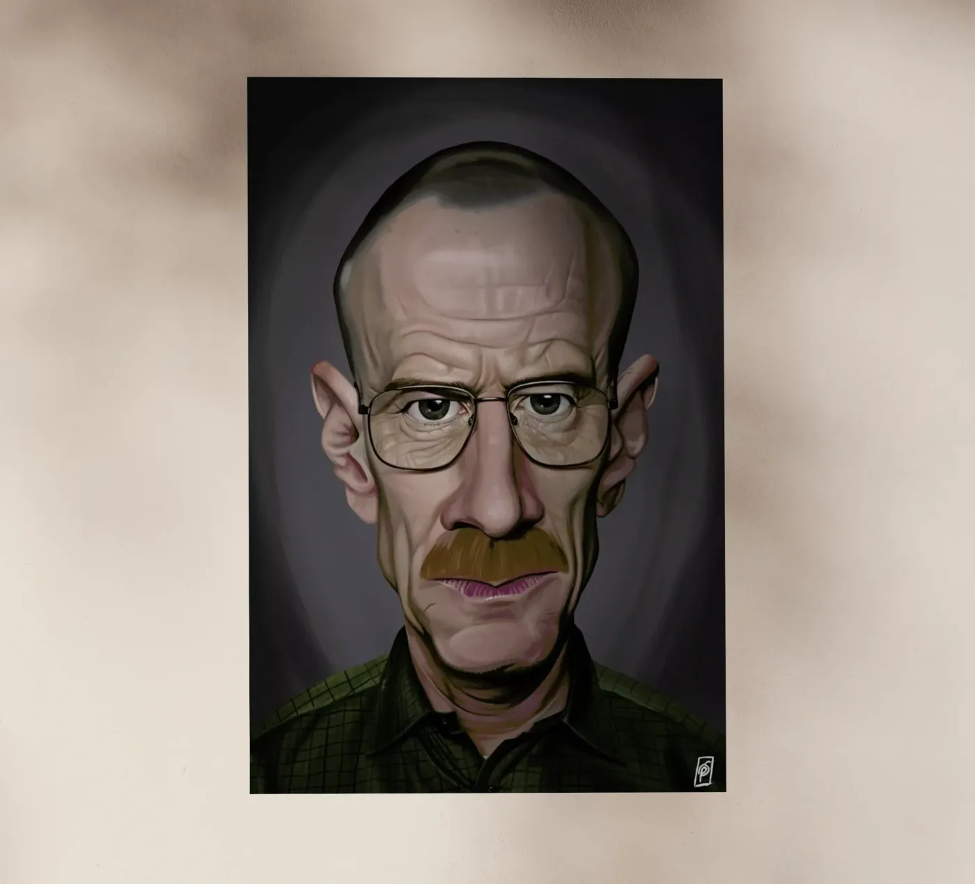 Bryan Cranston pellicola backlit da Rob Art | Illustration
