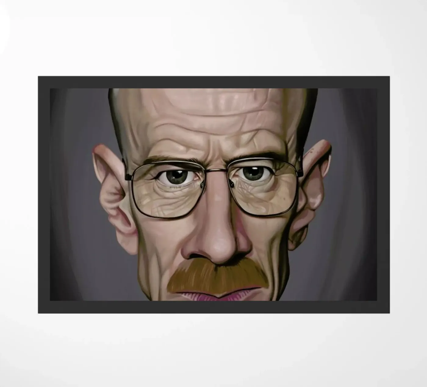Bryan Cranston deurmat van Rob Art | Illustration