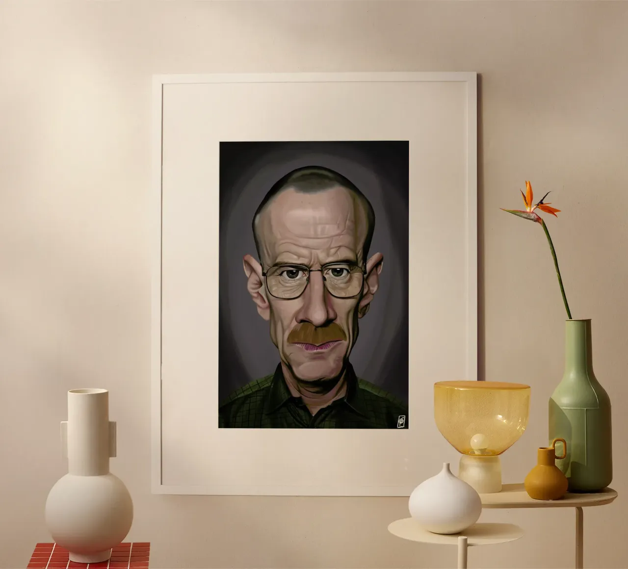 Bryan Cranston poster da Rob Art | Illustration