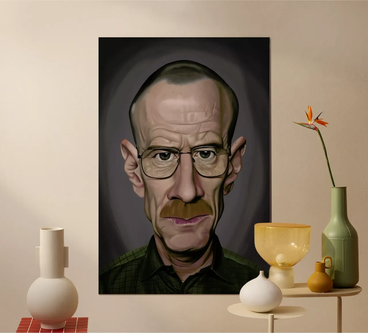 Bryan Cranston poster da Rob Art | Illustration