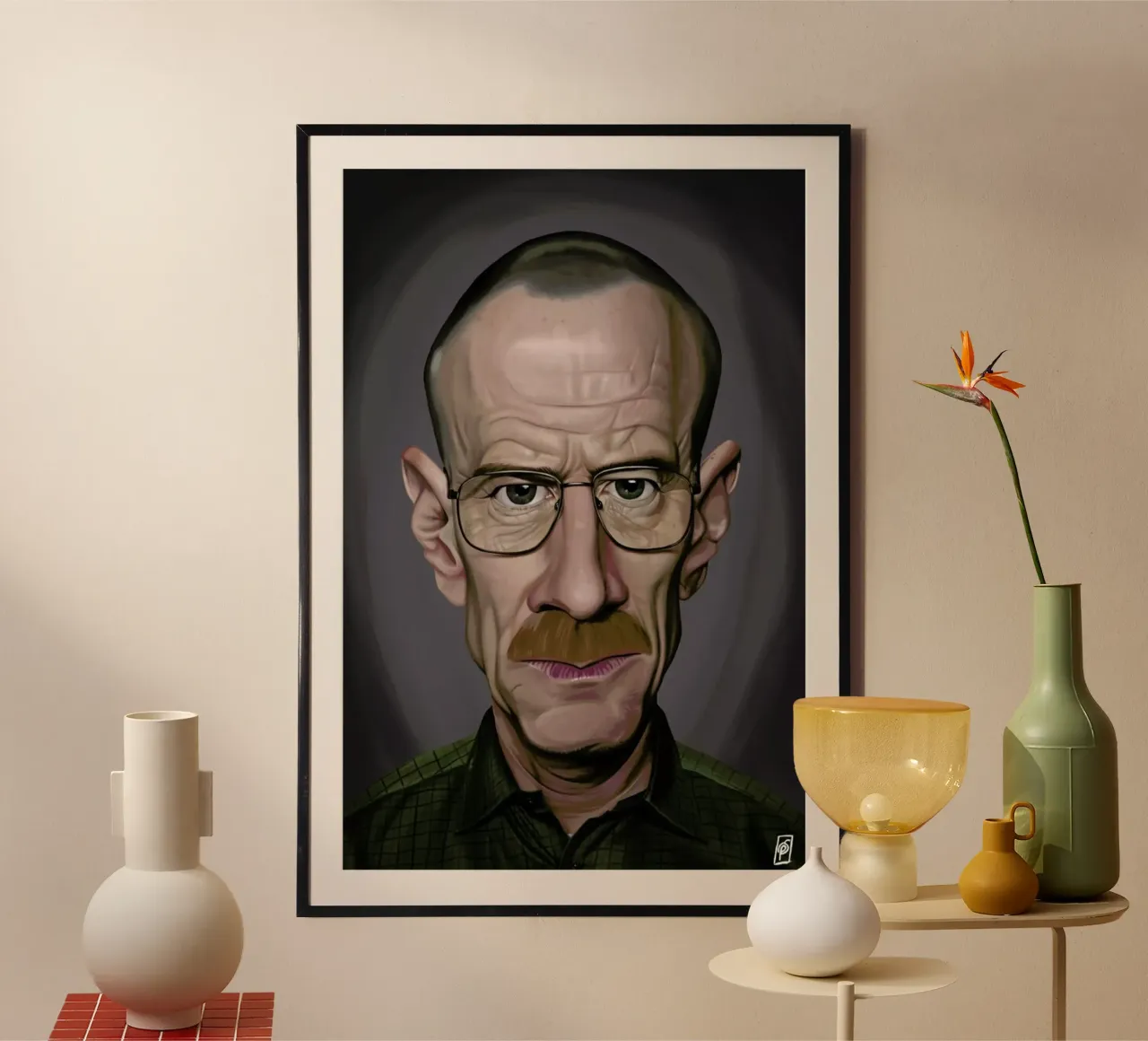 Bryan Cranston poster da Rob Art | Illustration
