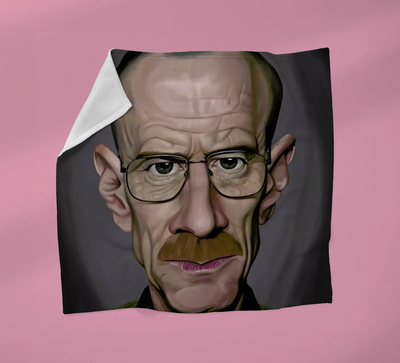 Bryan Cranston Fleecedecke von Rob Art | Illustration