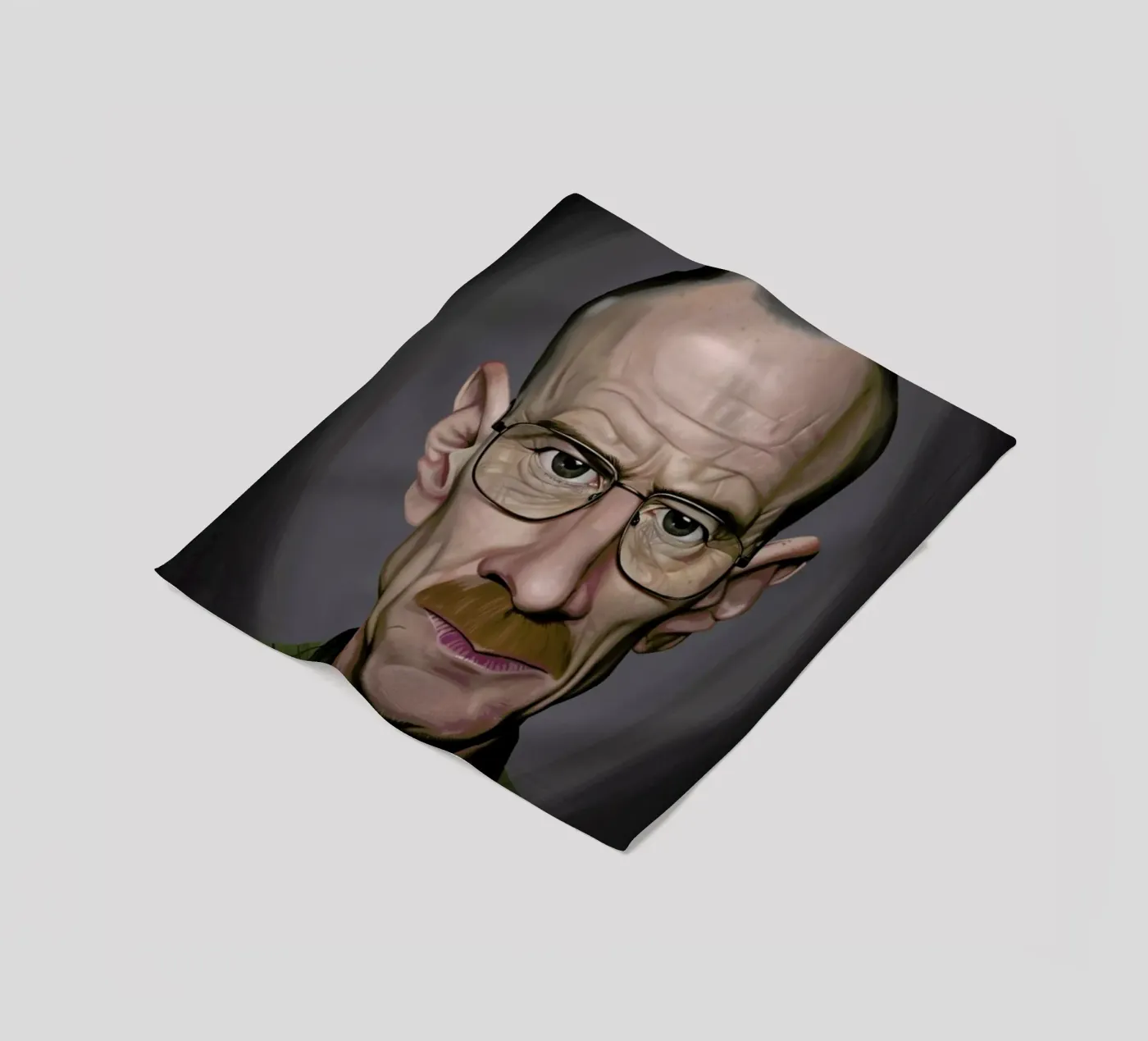 Bryan Cranston Fleecedecke von Rob Art | Illustration