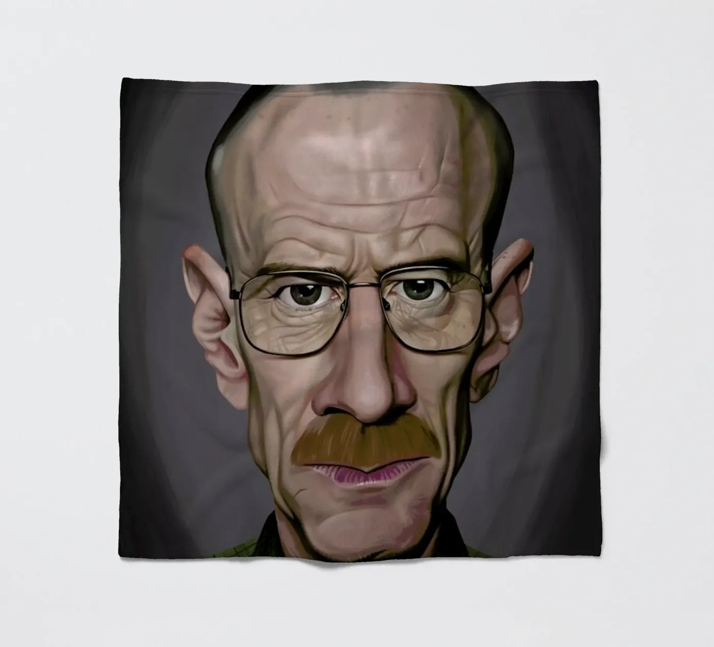 Bryan Cranston Fleecedecke von Rob Art | Illustration