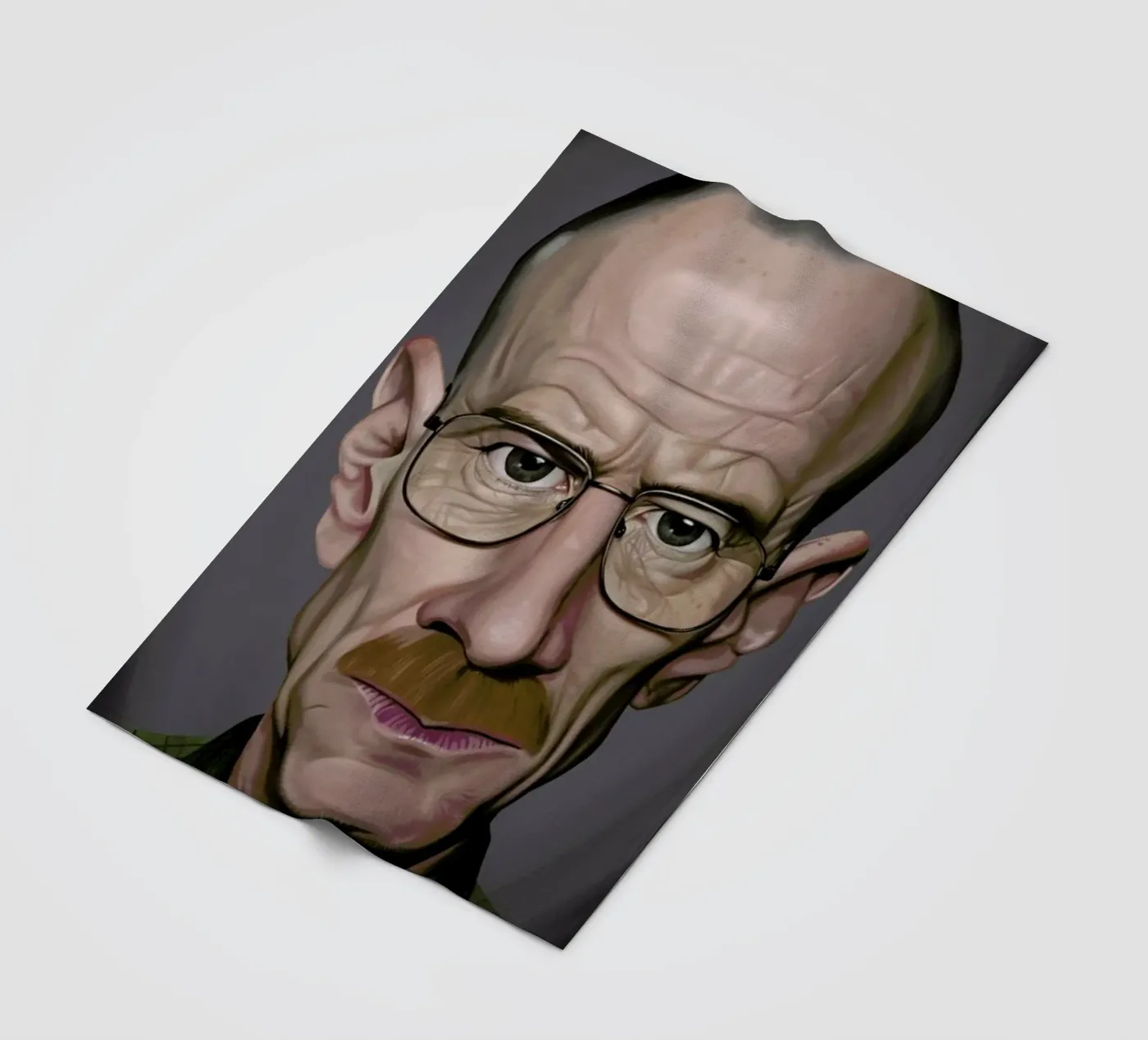 Bryan Cranston Fleecedecke von Rob Art | Illustration