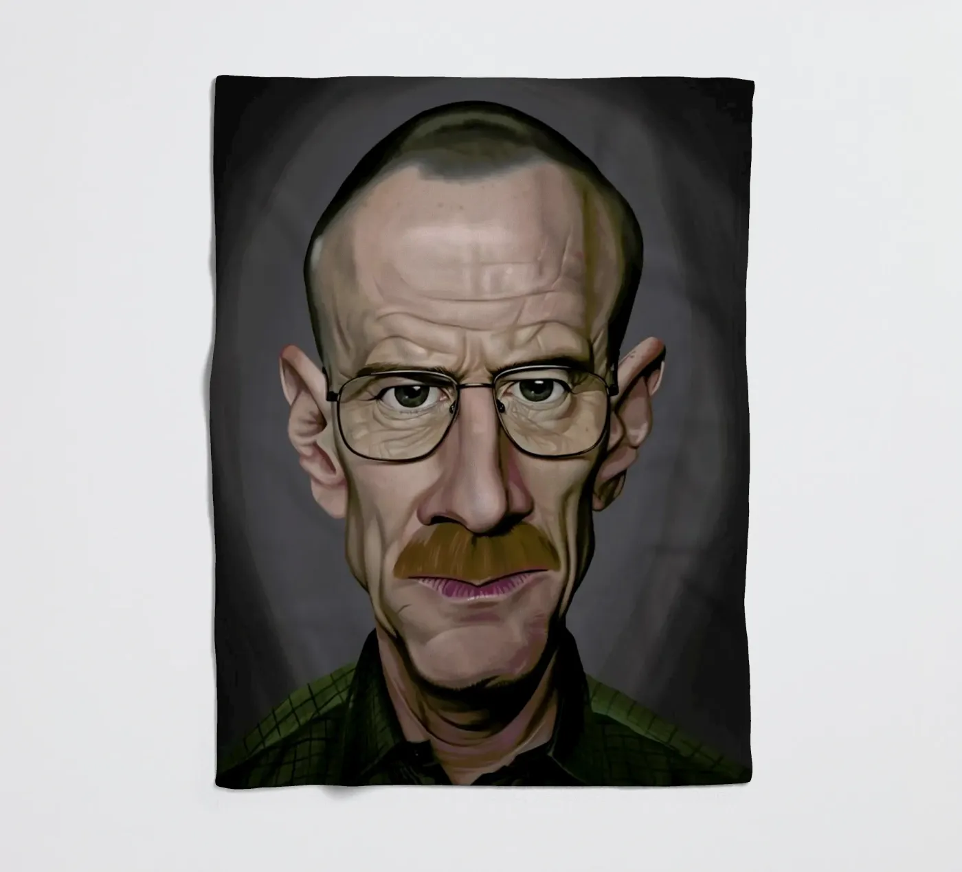 Bryan Cranston Fleecedecke von Rob Art | Illustration
