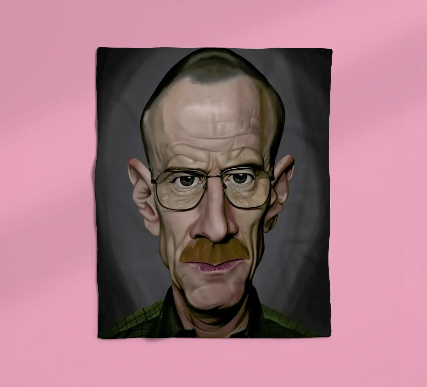 Bryan Cranston Fleecedecke von Rob Art | Illustration