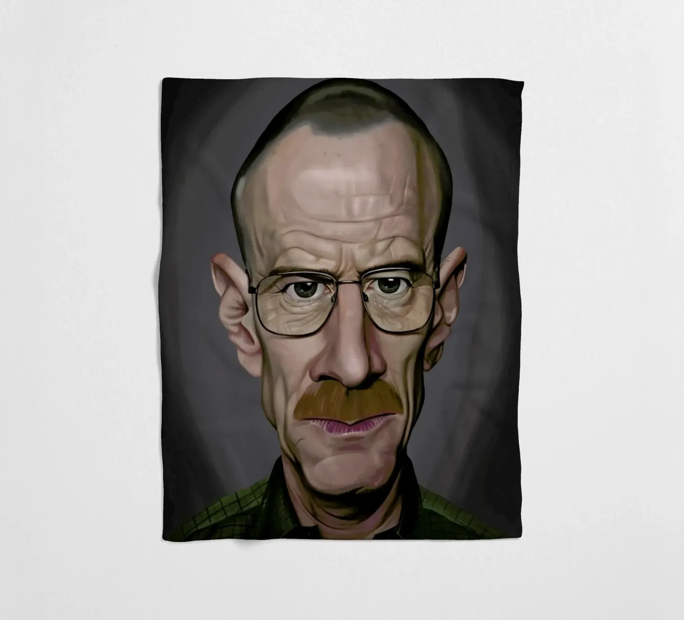 Bryan Cranston Fleecedecke von Rob Art | Illustration