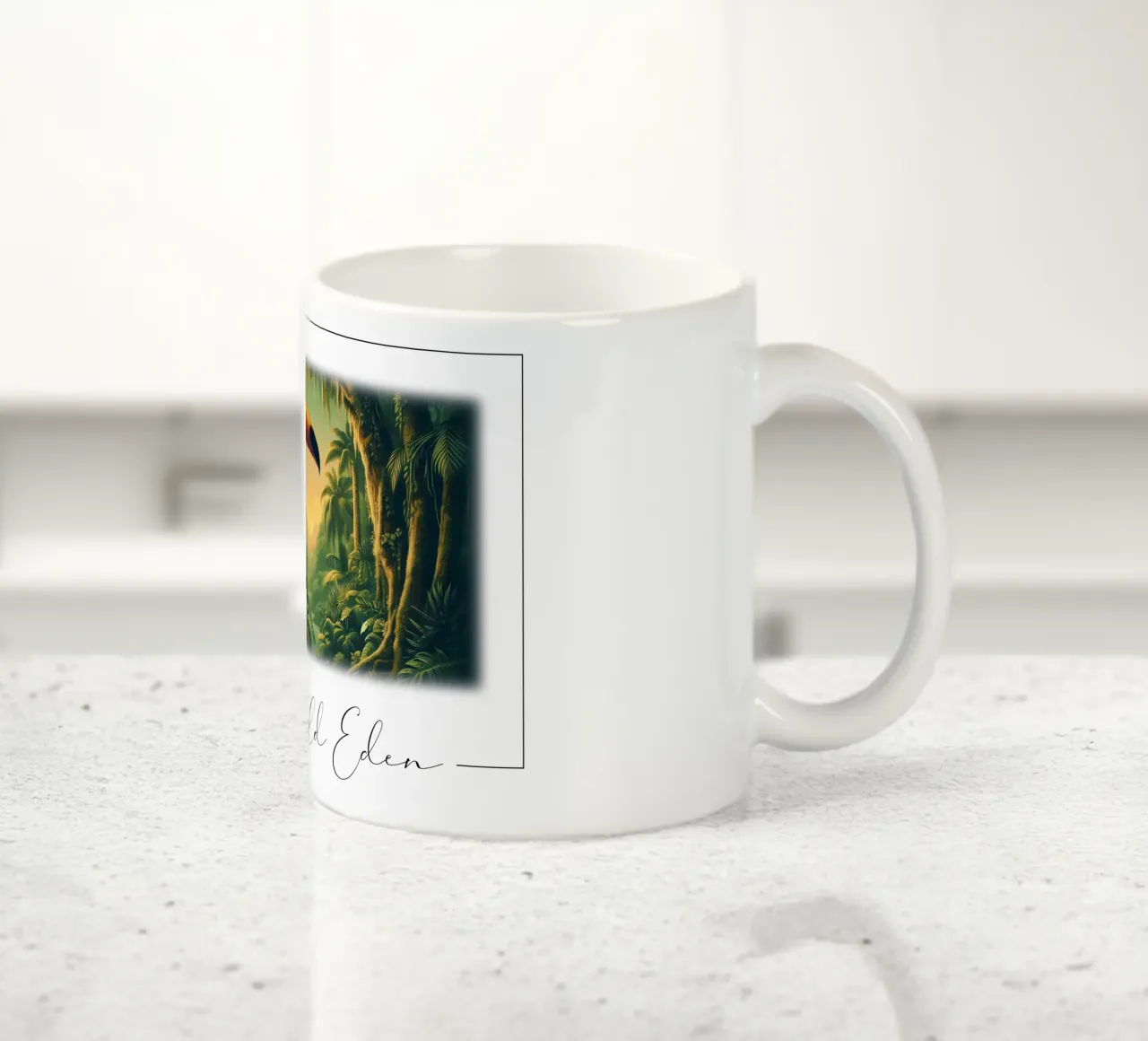 TOUCAN Keramik Tasse von RUBIANT ART