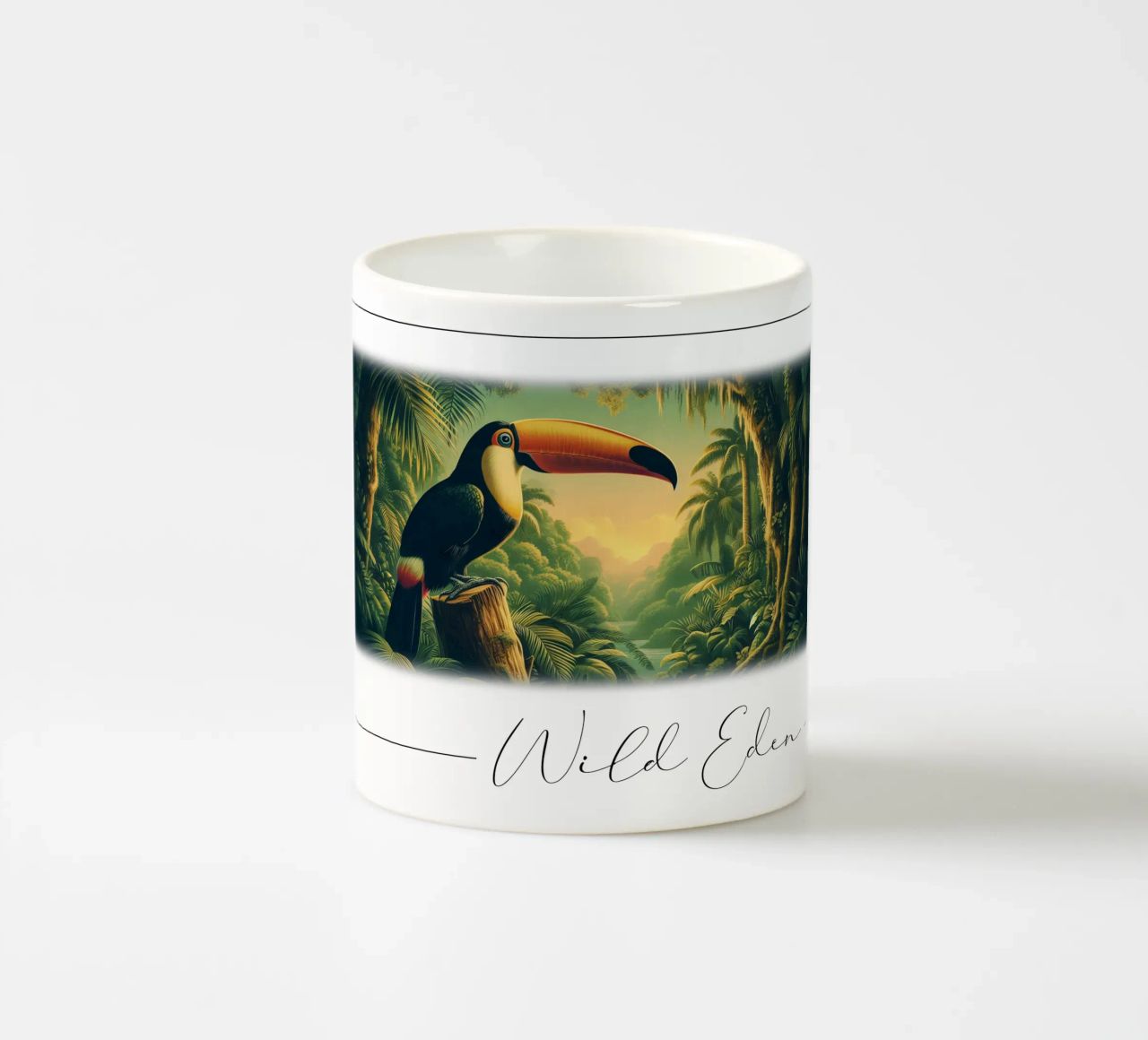 TOUCAN tazza in ceramica da RUBIANT ART